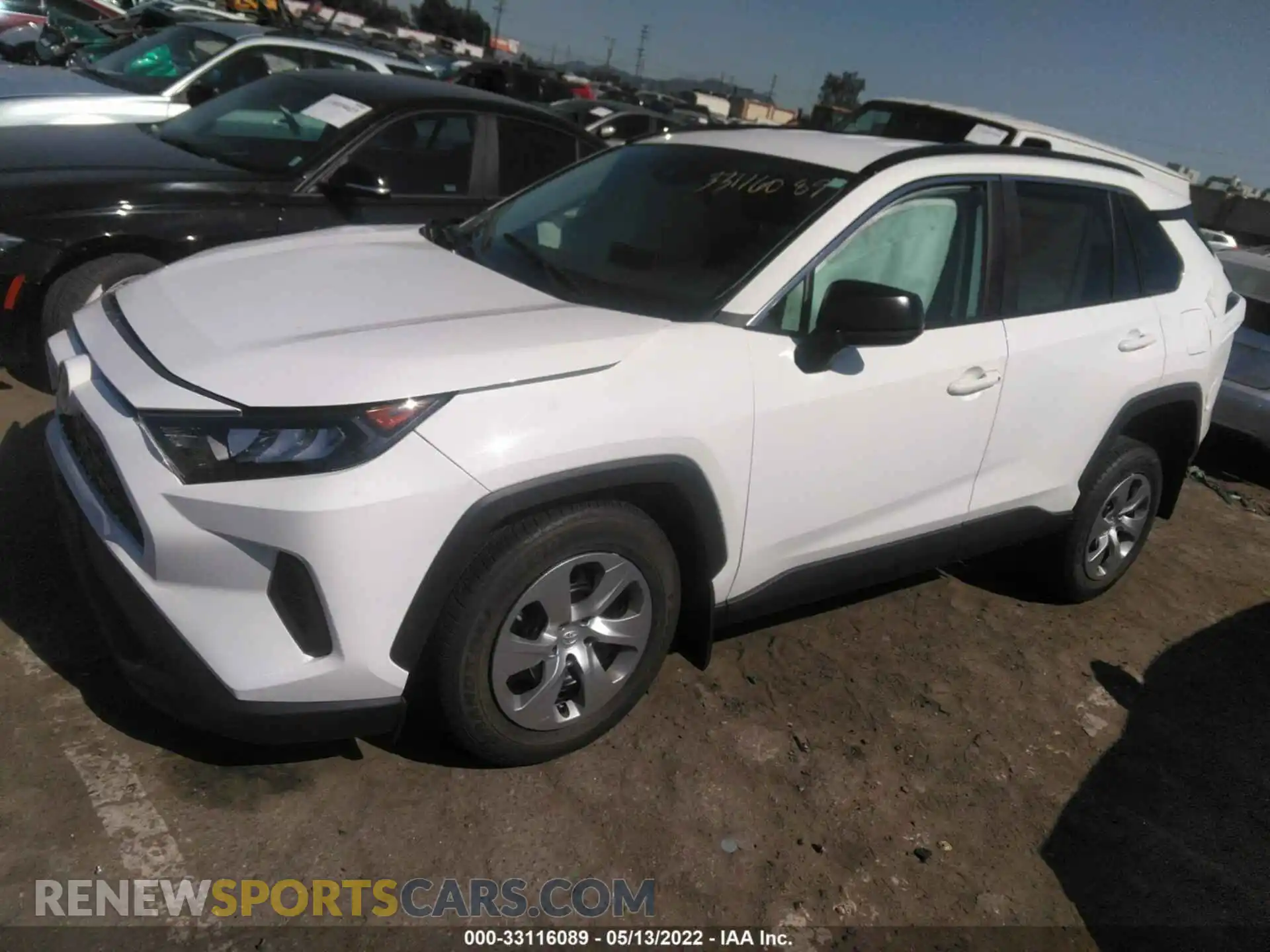 2 Photograph of a damaged car 2T3H1RFVXMW112183 TOYOTA RAV4 2021