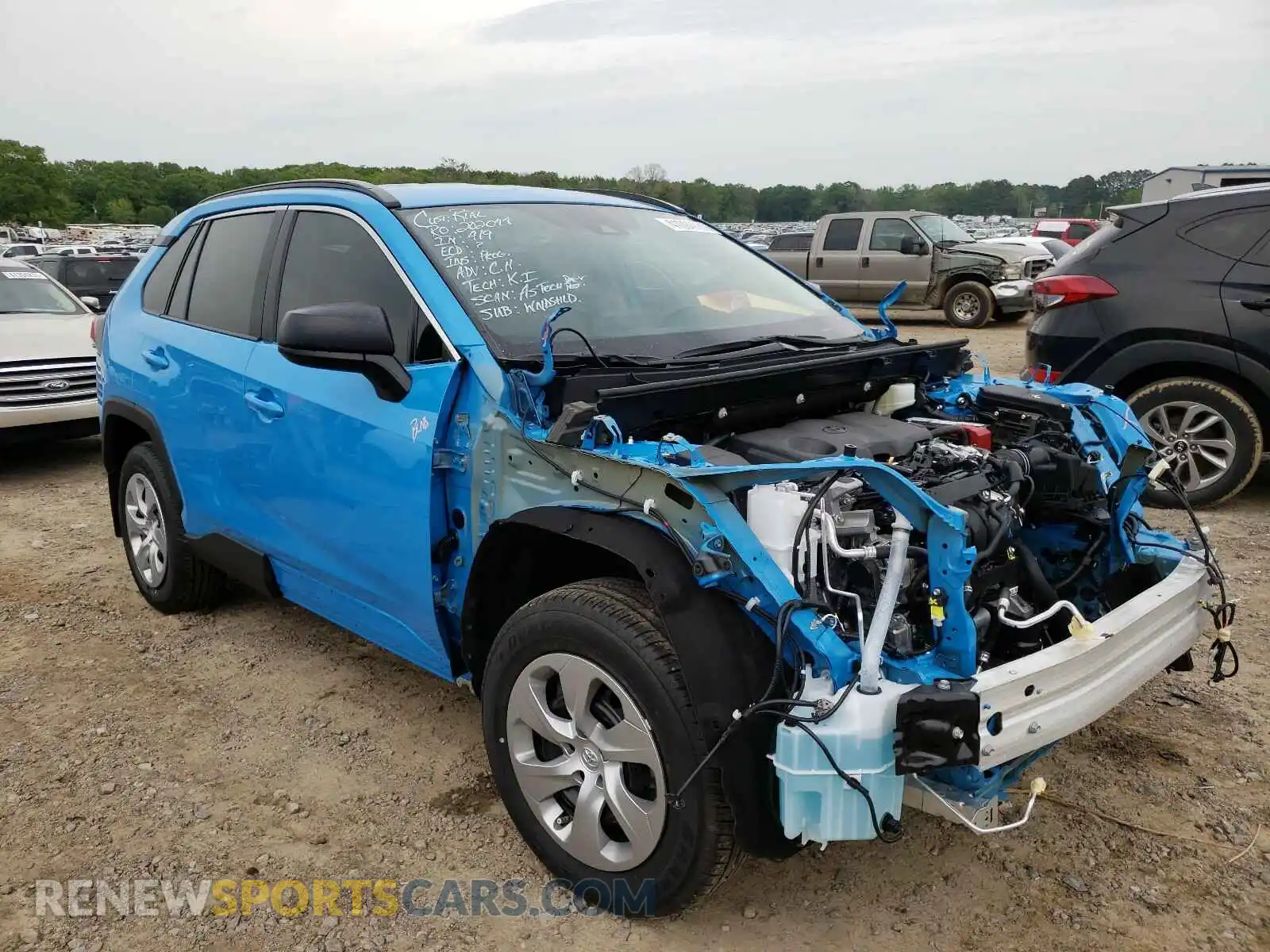 1 fotografías del automóvil dañado 2T3H1RFVXMW136483 TOYOTA RAV4 2021