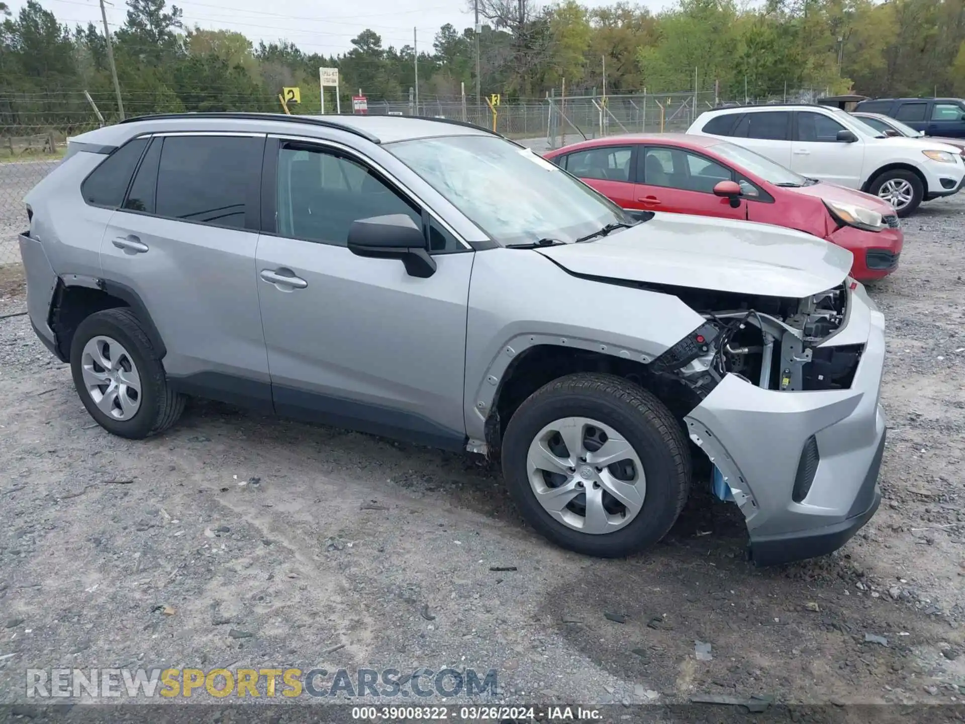 1 Photograph of a damaged car 2T3H1RFVXMW143157 TOYOTA RAV4 2021