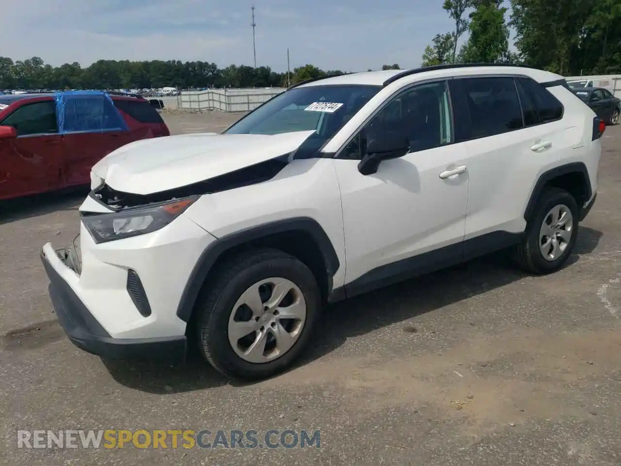 1 Photograph of a damaged car 2T3H1RFVXMW143840 TOYOTA RAV4 2021