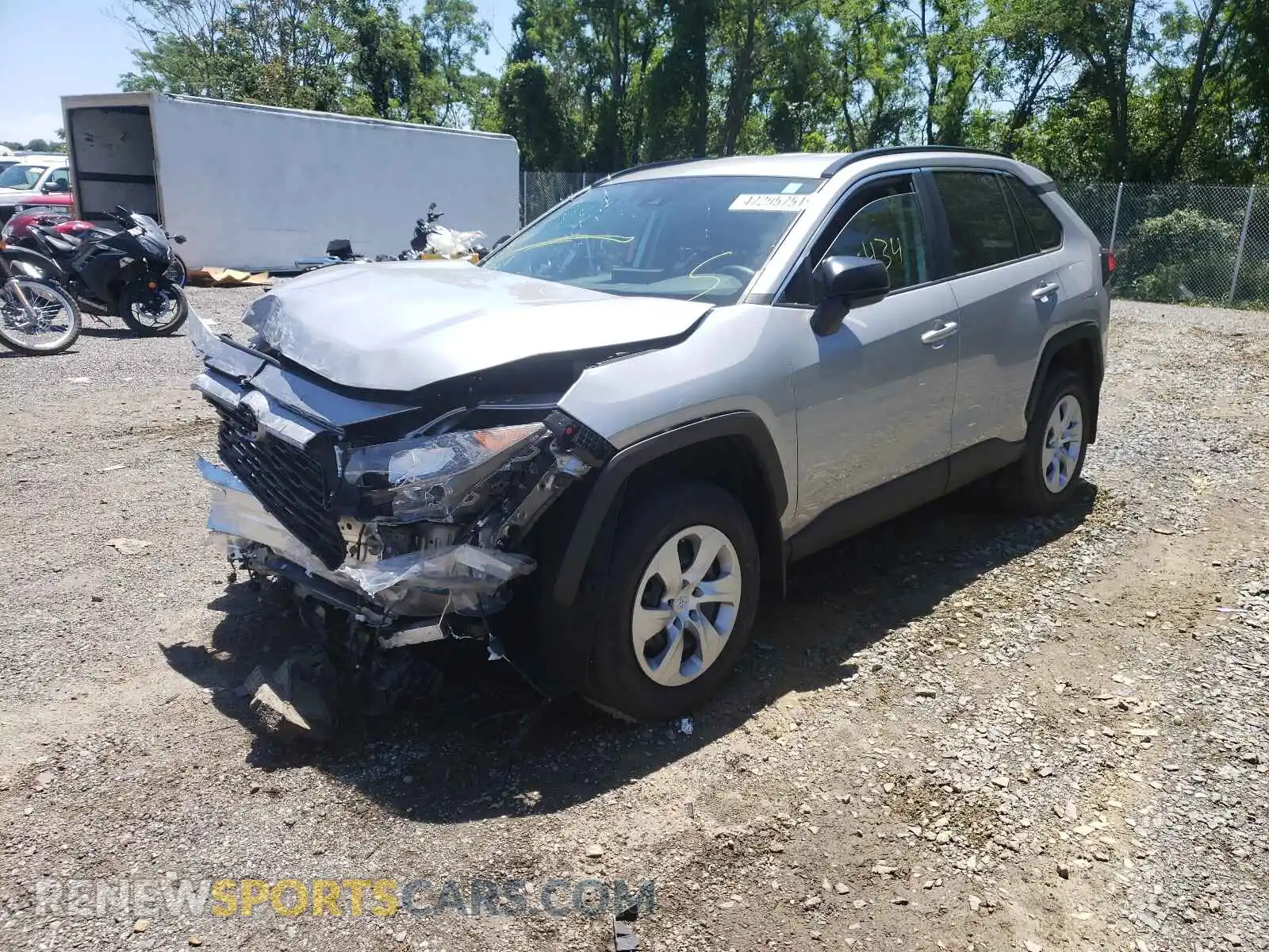 2 Photograph of a damaged car 2T3H1RFVXMW147869 TOYOTA RAV4 2021