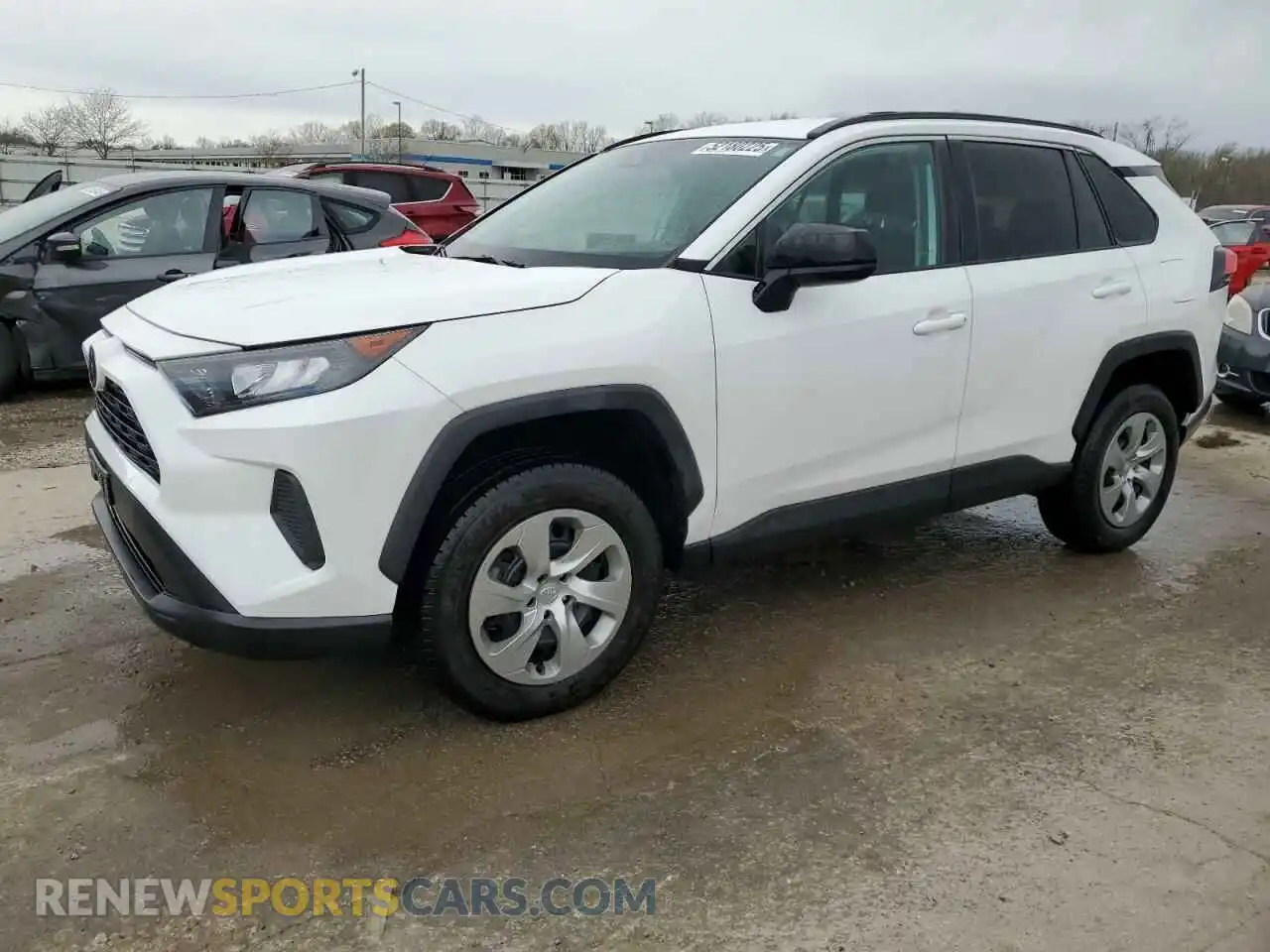 1 Photograph of a damaged car 2T3H1RFVXMW152828 TOYOTA RAV4 2021