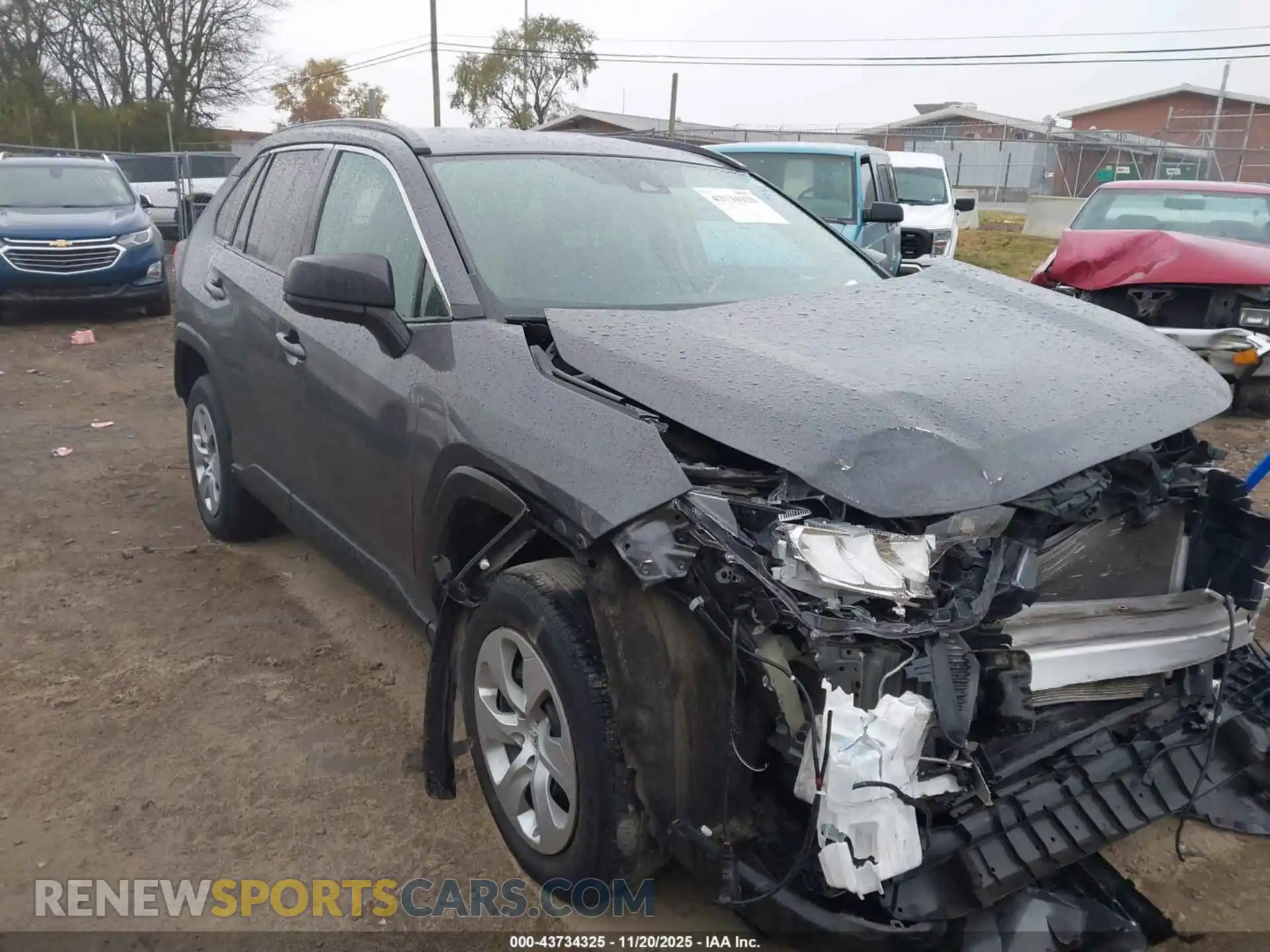 1 Photograph of a damaged car 2T3H1RFVXMW179852 TOYOTA RAV4 2021