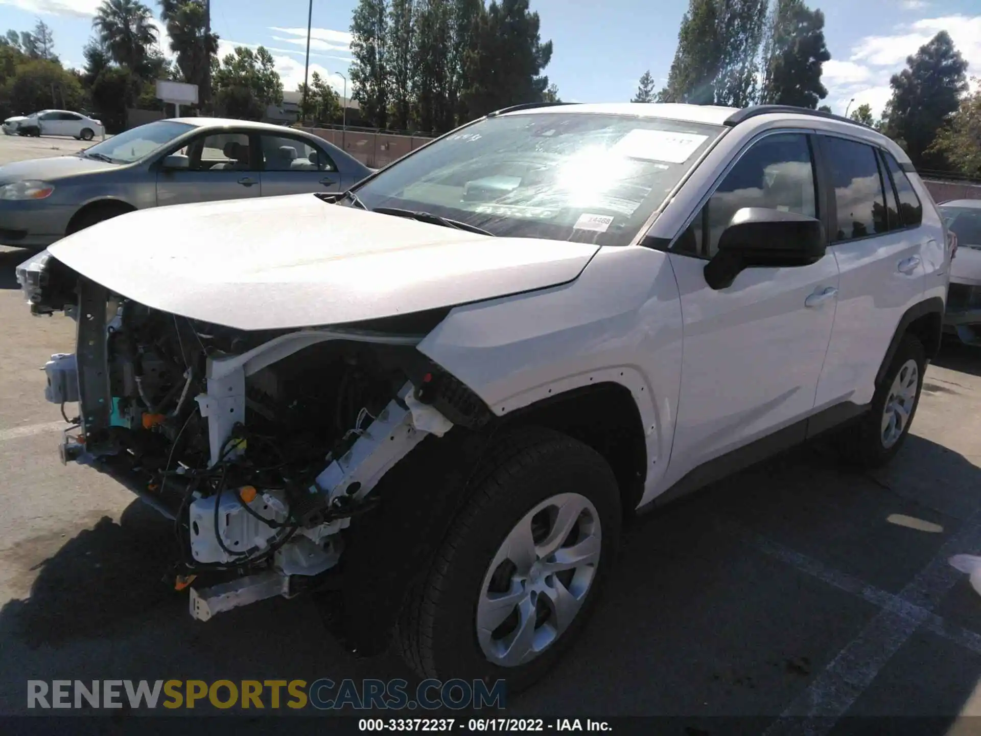 2 Photograph of a damaged car 2T3H1RFVXMW184792 TOYOTA RAV4 2021
