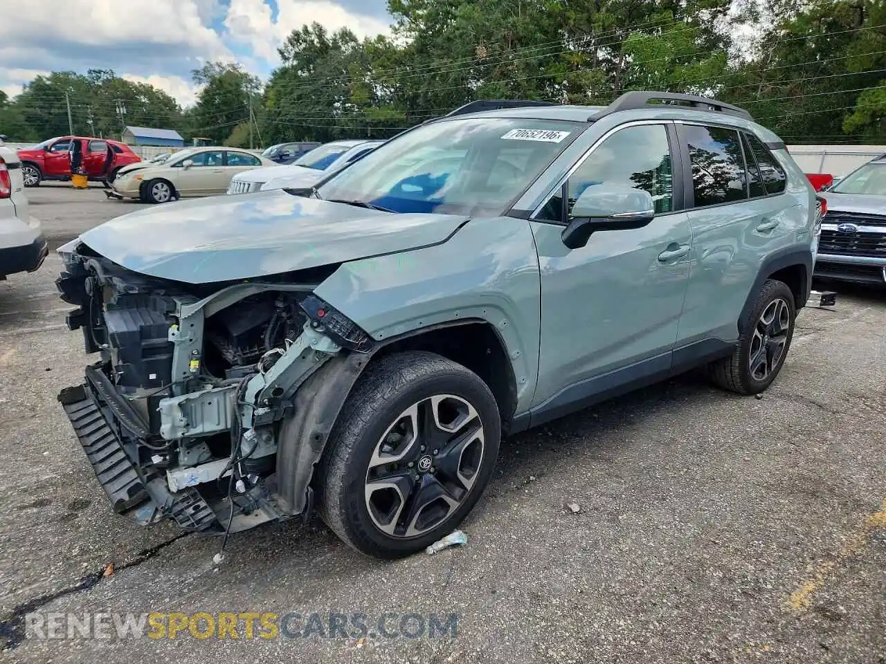 1 fotografías del automóvil dañado 2T3J1RFV0MW161703 TOYOTA RAV4 2021