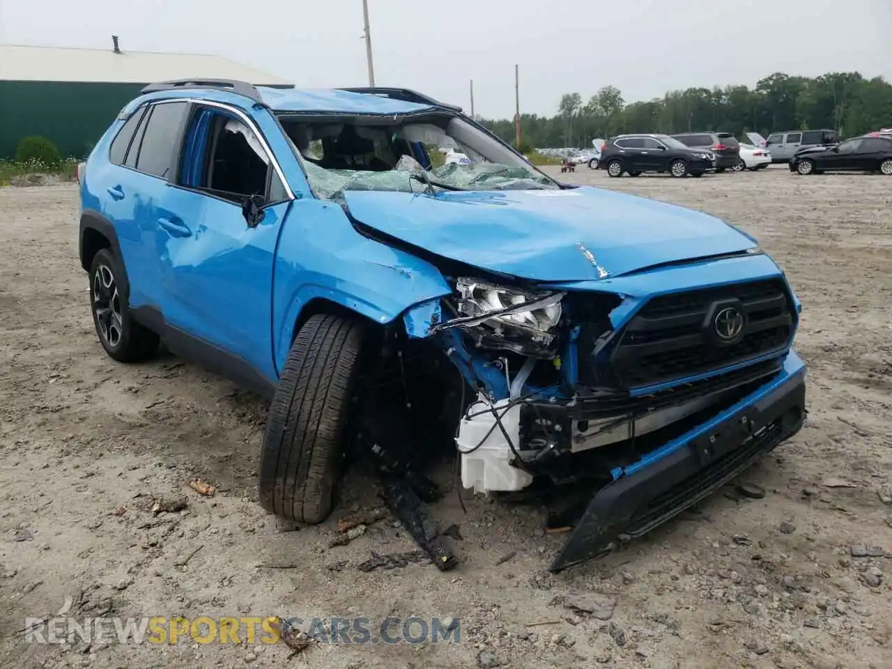 1 Photograph of a damaged car 2T3J1RFV0MW225092 TOYOTA RAV4 2021