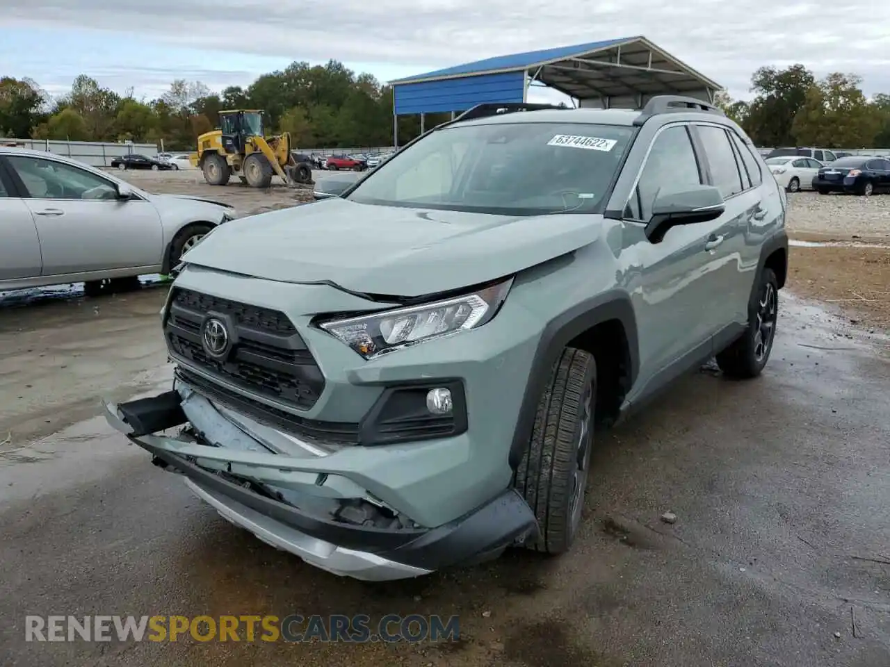 2 Photograph of a damaged car 2T3J1RFV1MW140391 TOYOTA RAV4 2021