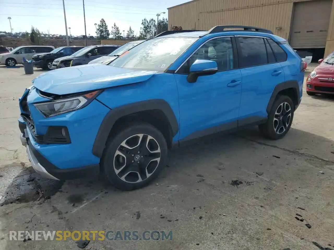 1 Photograph of a damaged car 2T3J1RFV1MW172788 TOYOTA RAV4 2021