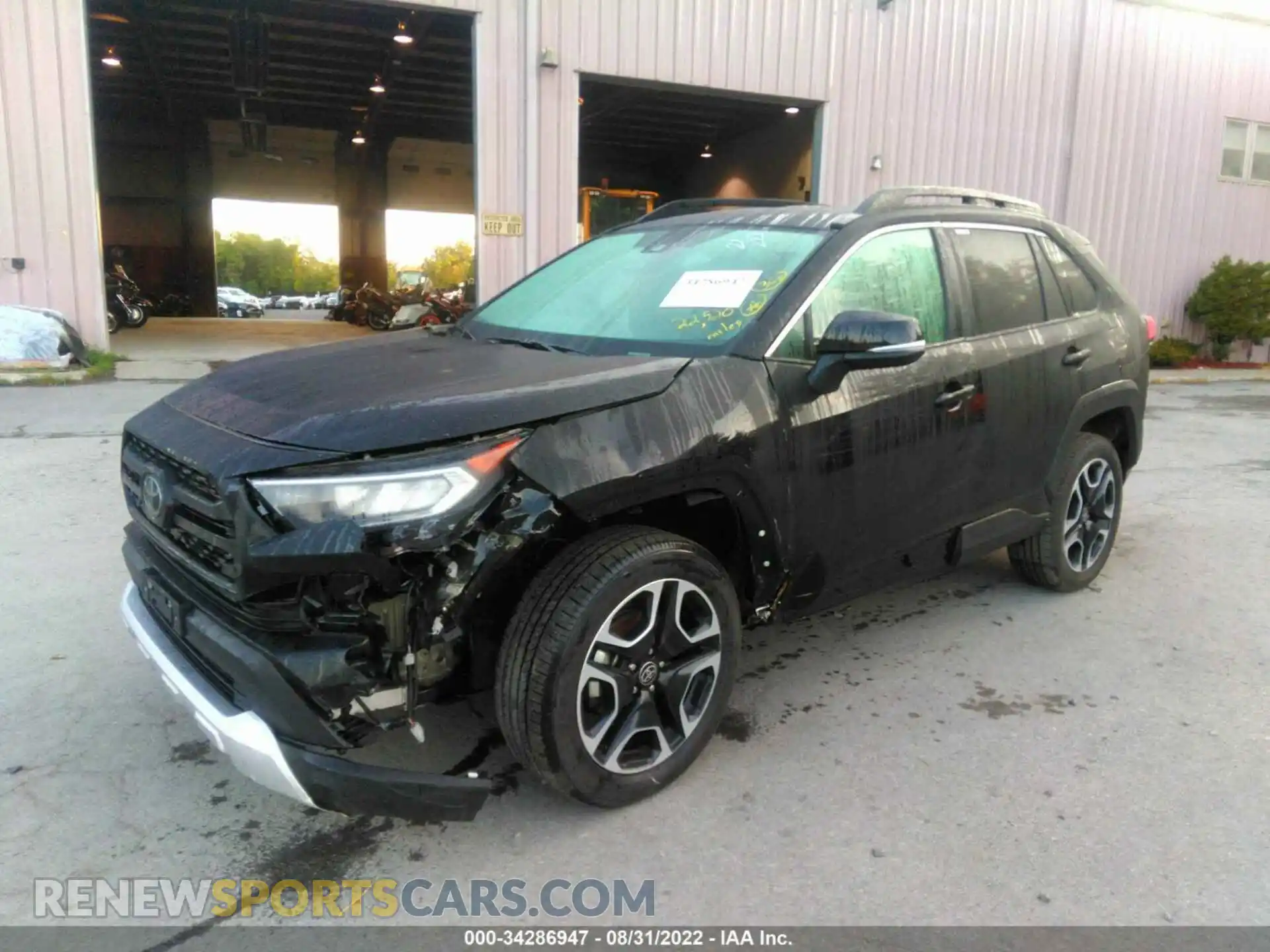 2 Photograph of a damaged car 2T3J1RFV1MW202534 TOYOTA RAV4 2021