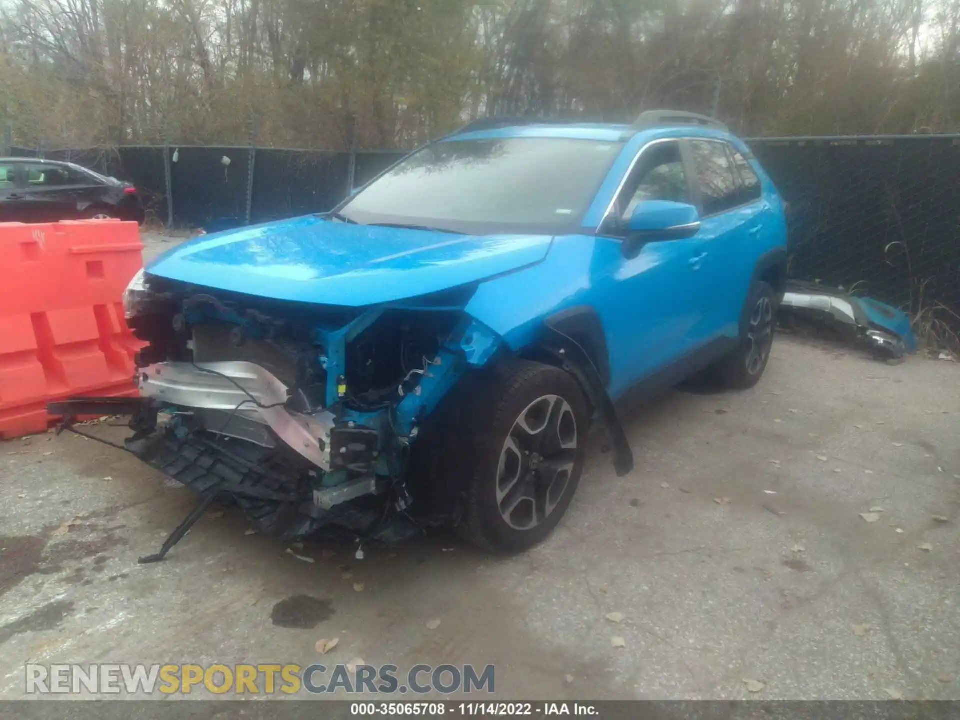 2 Photograph of a damaged car 2T3J1RFV1MW203005 TOYOTA RAV4 2021