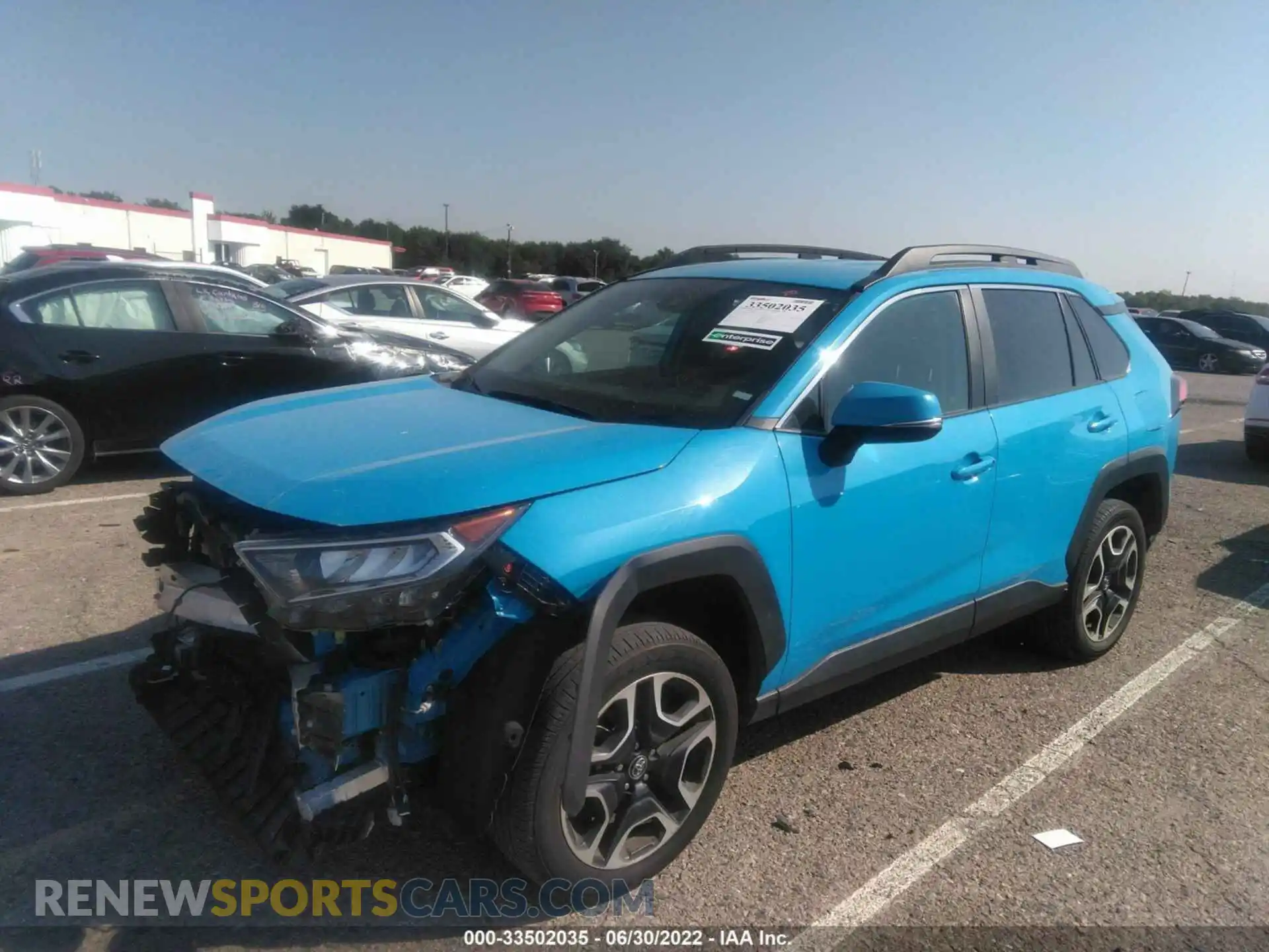2 Photograph of a damaged car 2T3J1RFV2MW146233 TOYOTA RAV4 2021