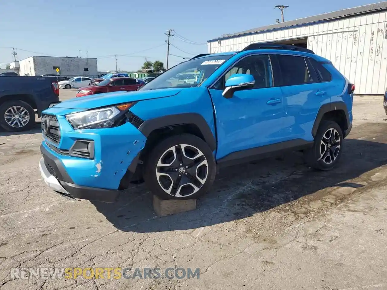 1 Photograph of a damaged car 2T3J1RFV2MW178261 TOYOTA RAV4 2021