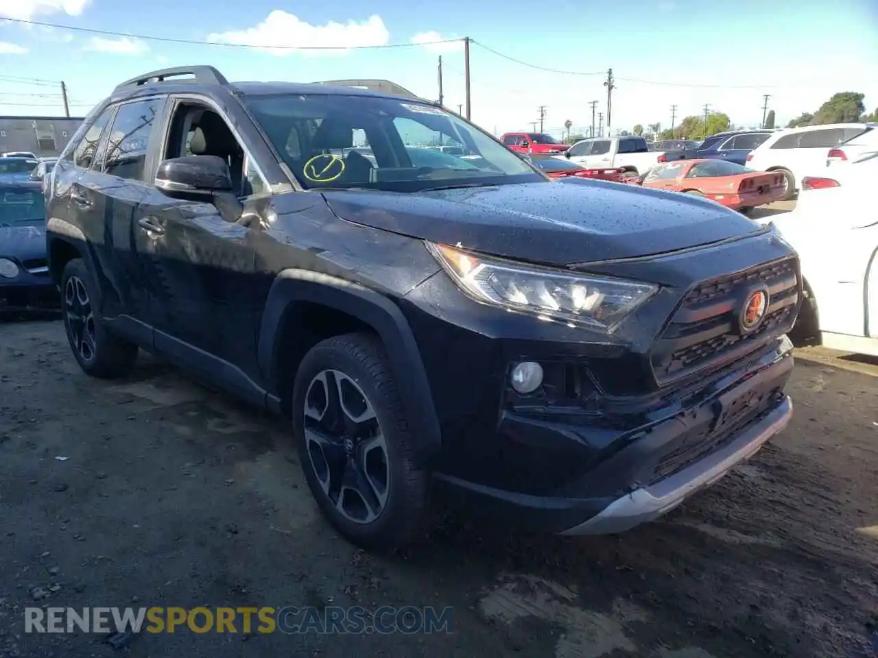 1 Photograph of a damaged car 2T3J1RFV3MW160674 TOYOTA RAV4 2021
