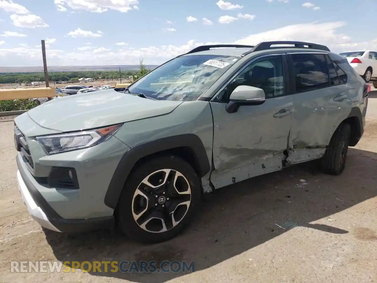 1 Photograph of a damaged car 2T3J1RFV3MW162683 TOYOTA RAV4 2021