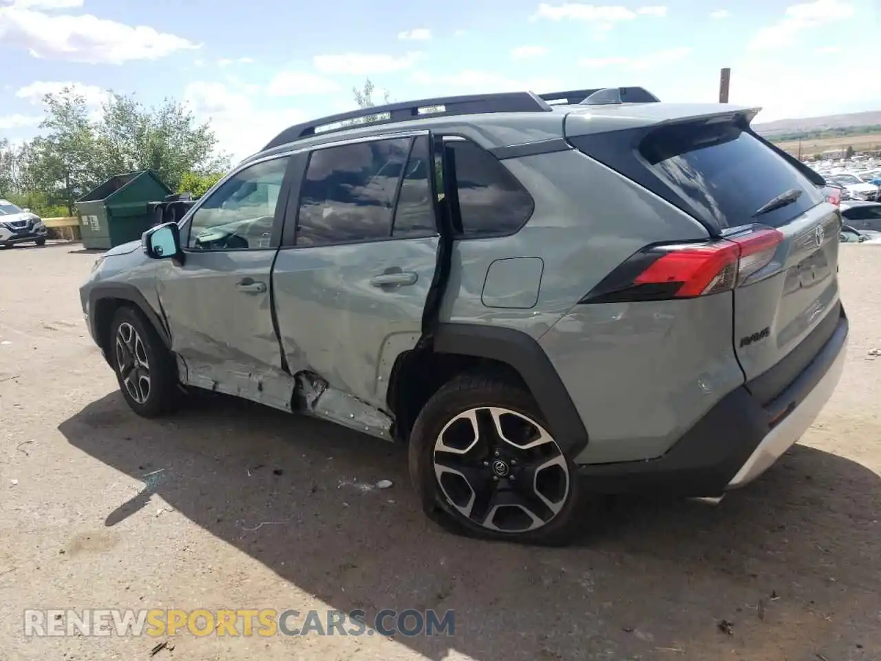 2 Photograph of a damaged car 2T3J1RFV3MW162683 TOYOTA RAV4 2021