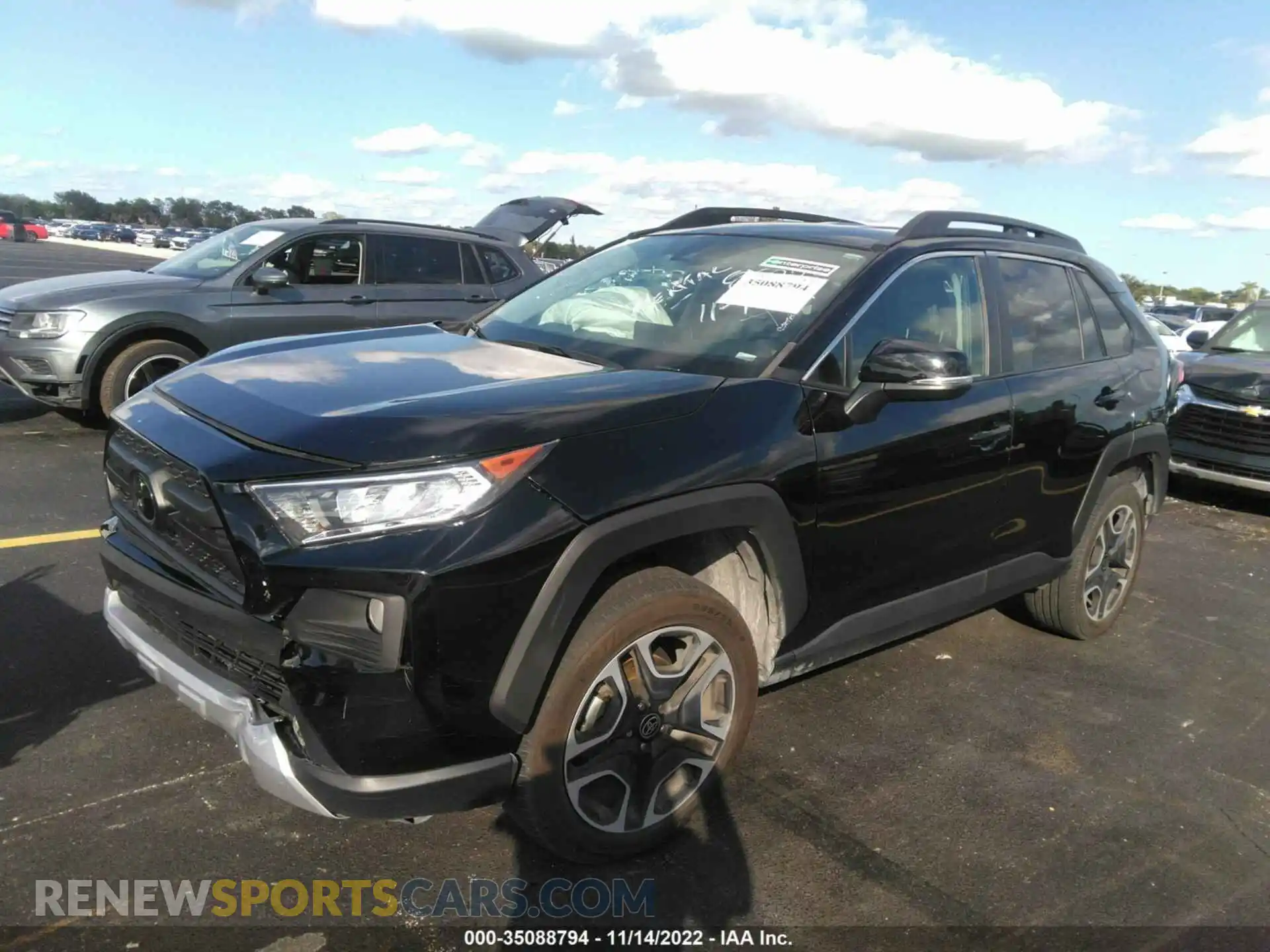2 Photograph of a damaged car 2T3J1RFV3MW178706 TOYOTA RAV4 2021