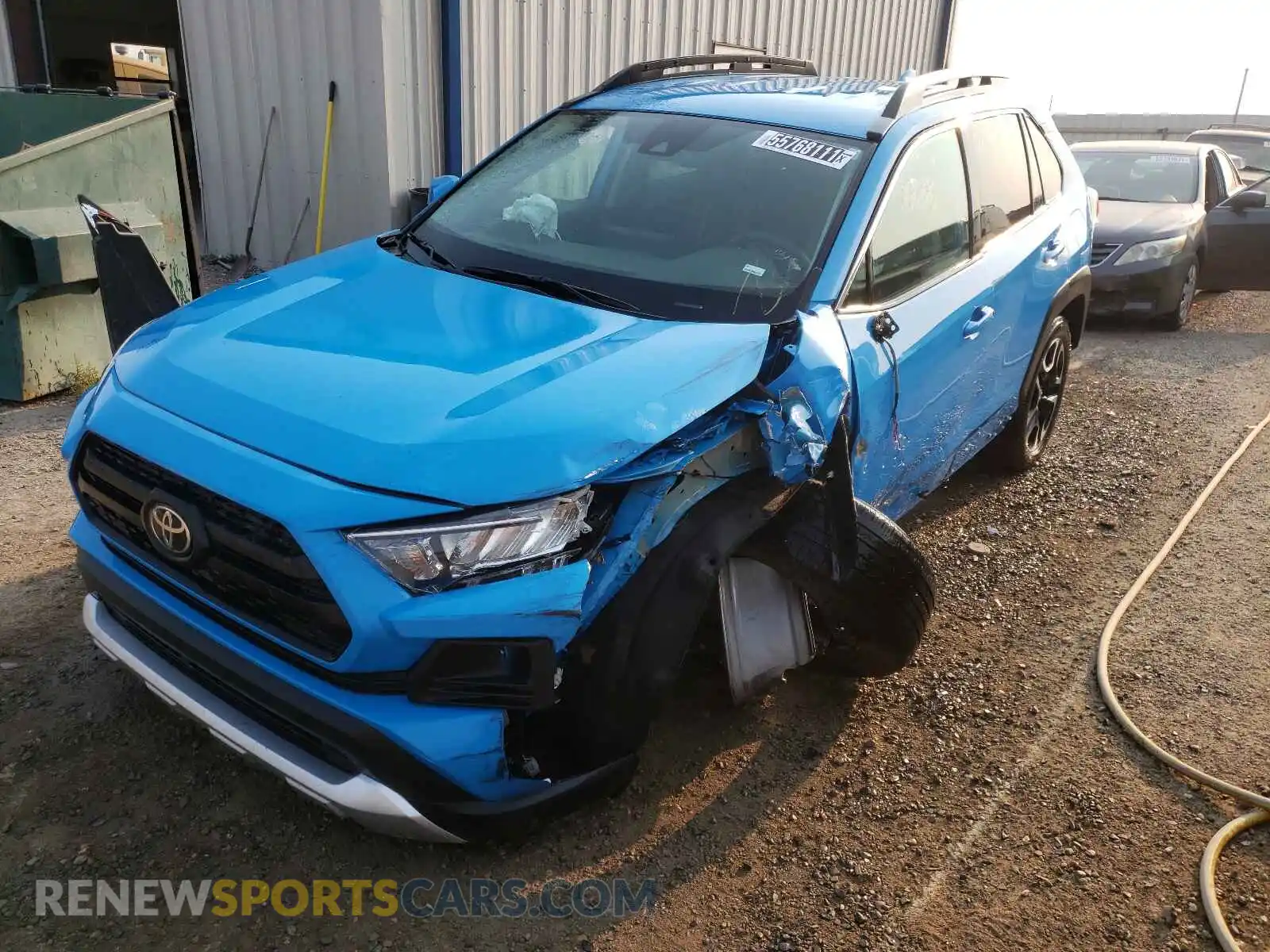 2 Photograph of a damaged car 2T3J1RFV4MW159923 TOYOTA RAV4 2021