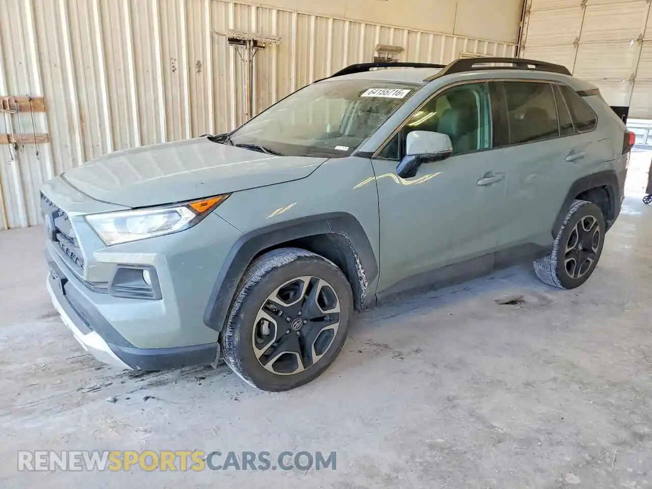 1 Photograph of a damaged car 2T3J1RFV5MW142676 TOYOTA RAV4 2021