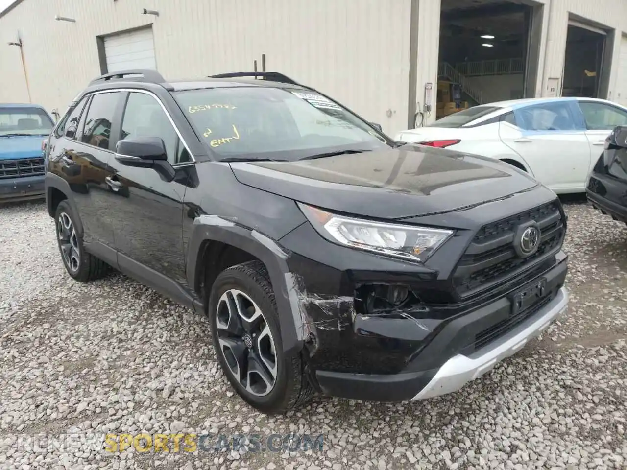 1 Photograph of a damaged car 2T3J1RFV5MW172857 TOYOTA RAV4 2021