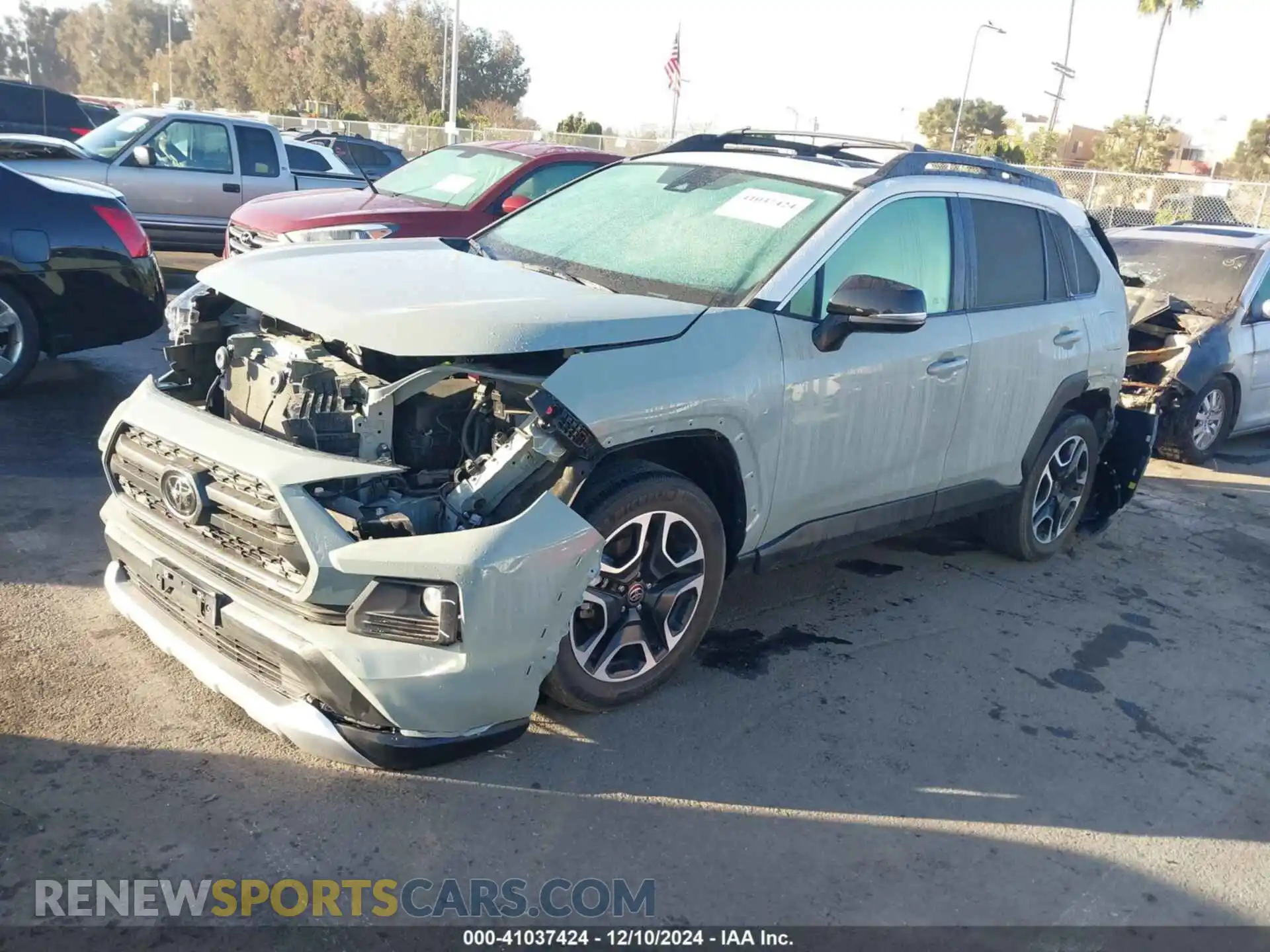 2 Photograph of a damaged car 2T3J1RFV6MW241104 TOYOTA RAV4 2021