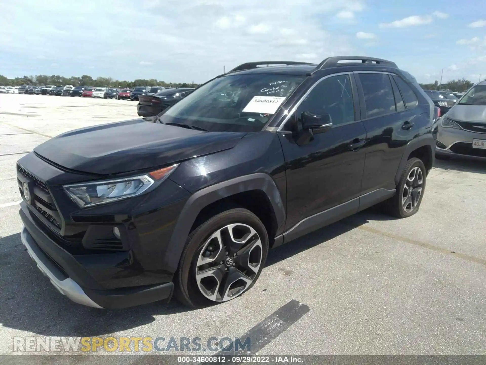 2 Photograph of a damaged car 2T3J1RFV8MW154191 TOYOTA RAV4 2021