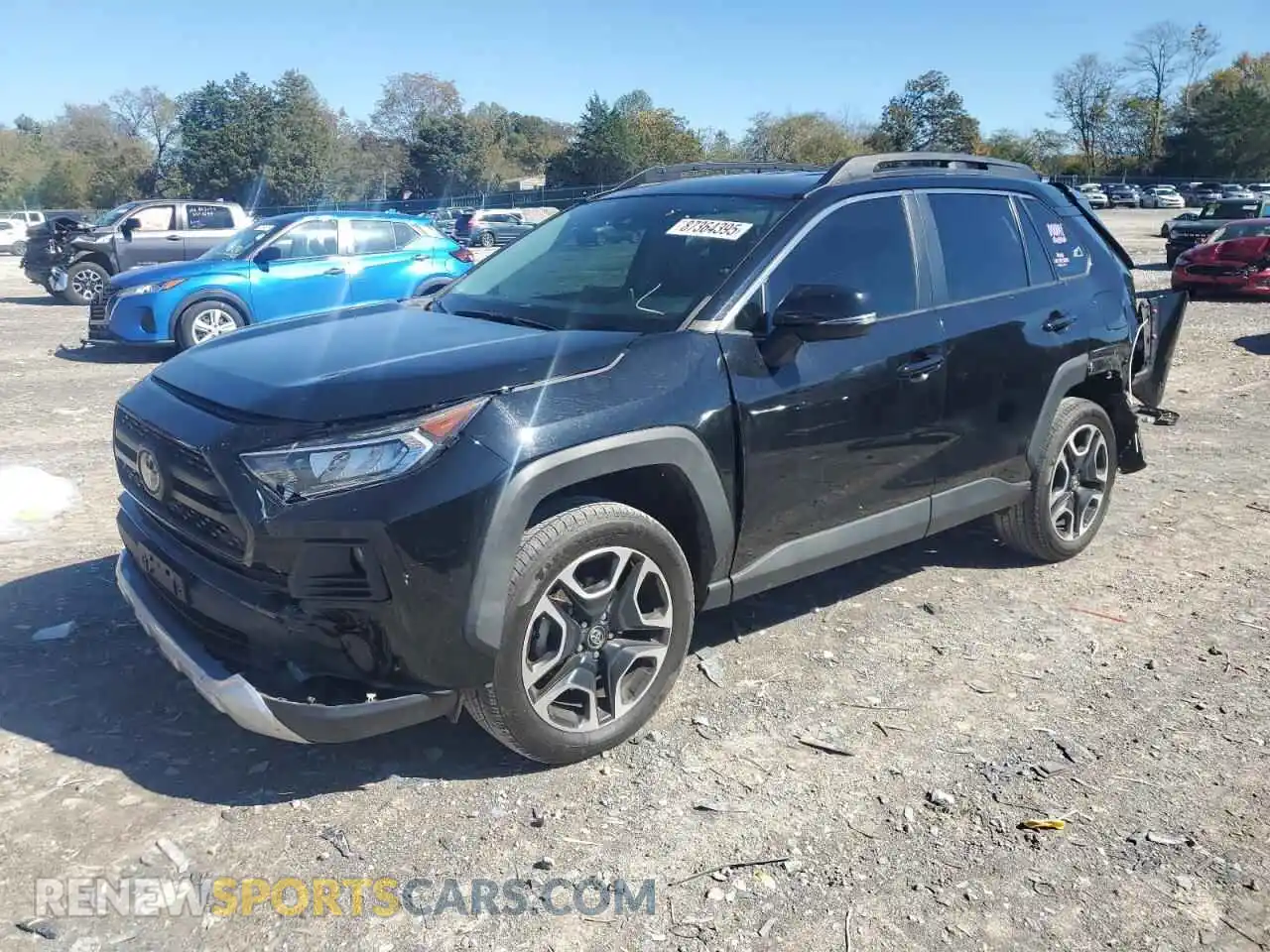 1 Photograph of a damaged car 2T3J1RFV8MW157267 TOYOTA RAV4 2021