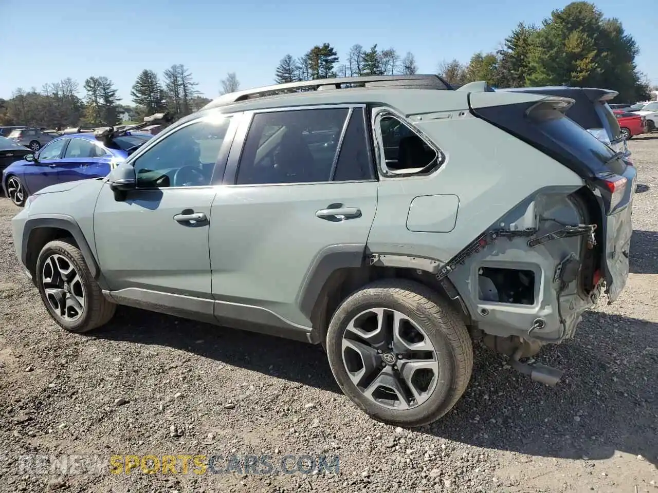 2 Photograph of a damaged car 2T3J1RFV8MW172755 TOYOTA RAV4 2021