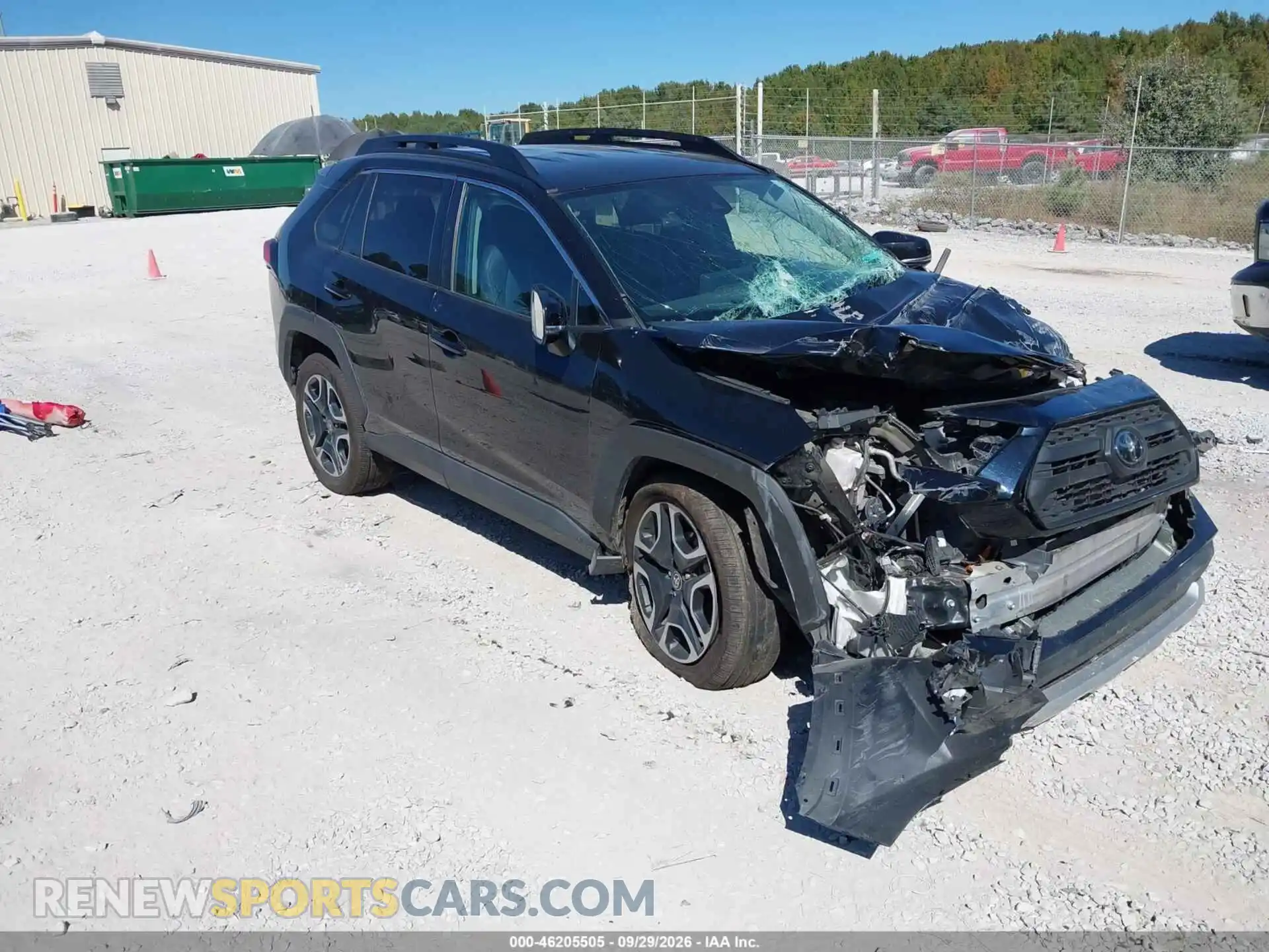 1 Photograph of a damaged car 2T3J1RFV8MW201462 TOYOTA RAV4 2021