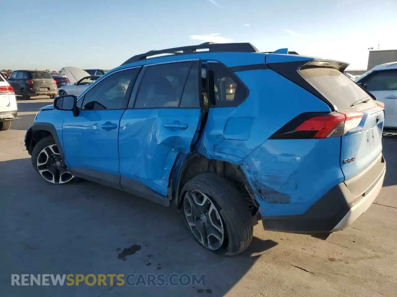 2 Photograph of a damaged car 2T3J1RFV8MW247485 TOYOTA RAV4 2021