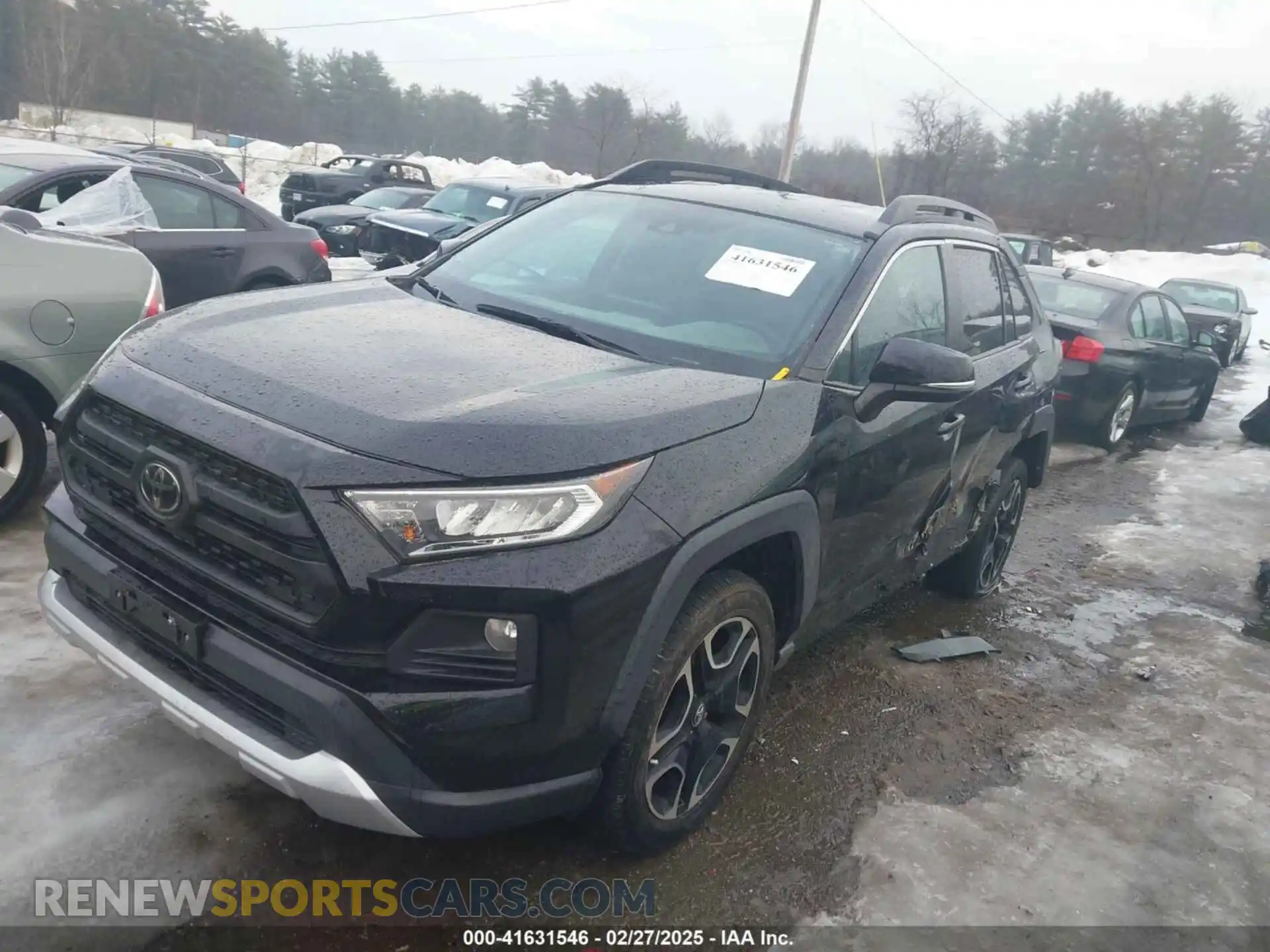 2 Photograph of a damaged car 2T3J1RFV9MW155379 TOYOTA RAV4 2021
