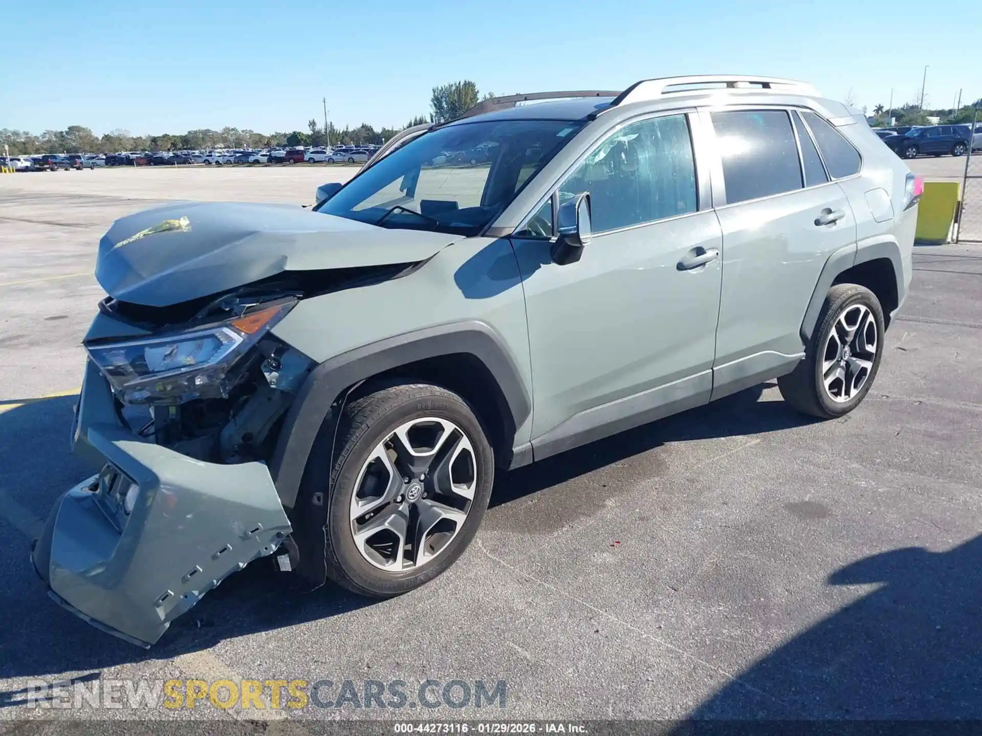 2 Photograph of a damaged car 2T3J1RFV9MW156306 TOYOTA RAV4 2021