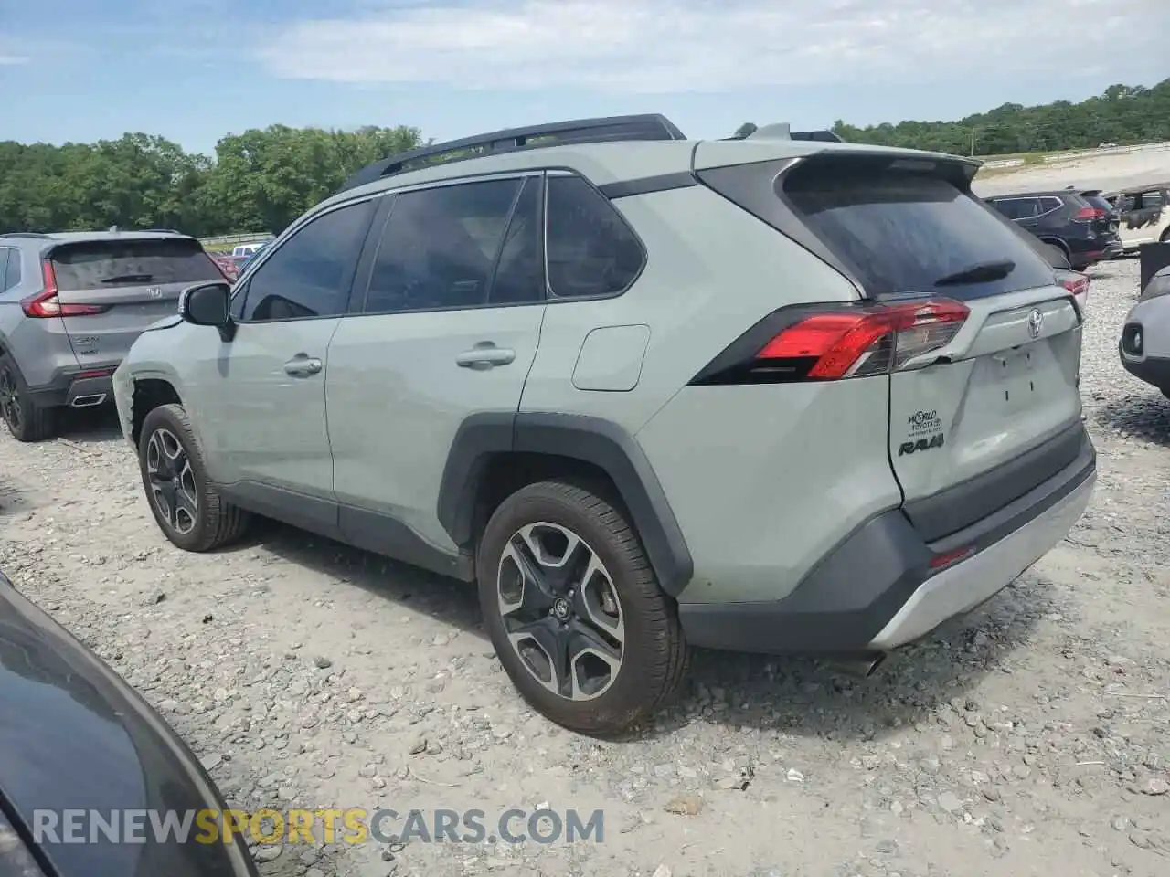 2 Photograph of a damaged car 2T3J1RFV9MW159805 TOYOTA RAV4 2021