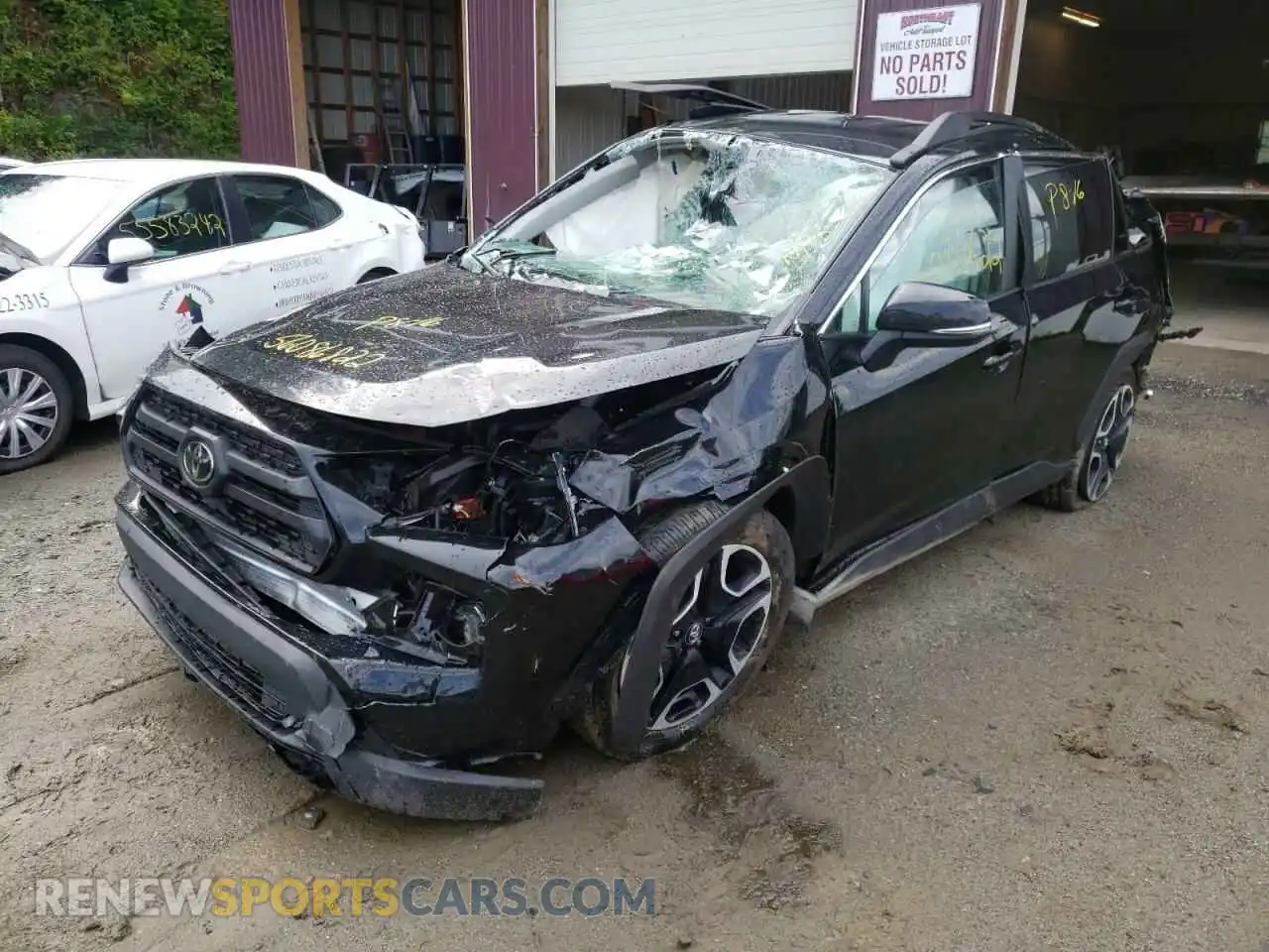 2 Photograph of a damaged car 2T3J1RFV9MW161053 TOYOTA RAV4 2021