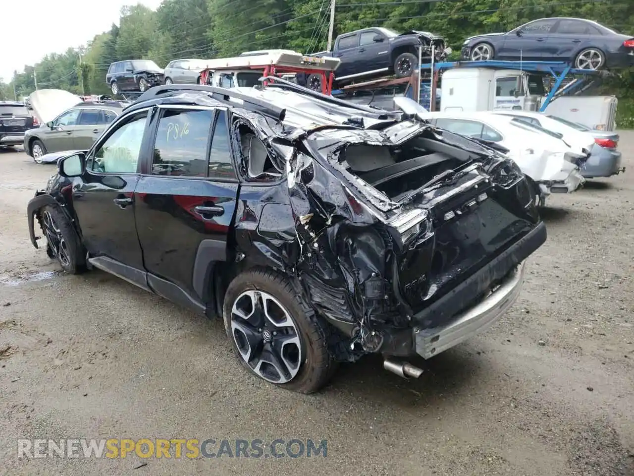3 Photograph of a damaged car 2T3J1RFV9MW161053 TOYOTA RAV4 2021