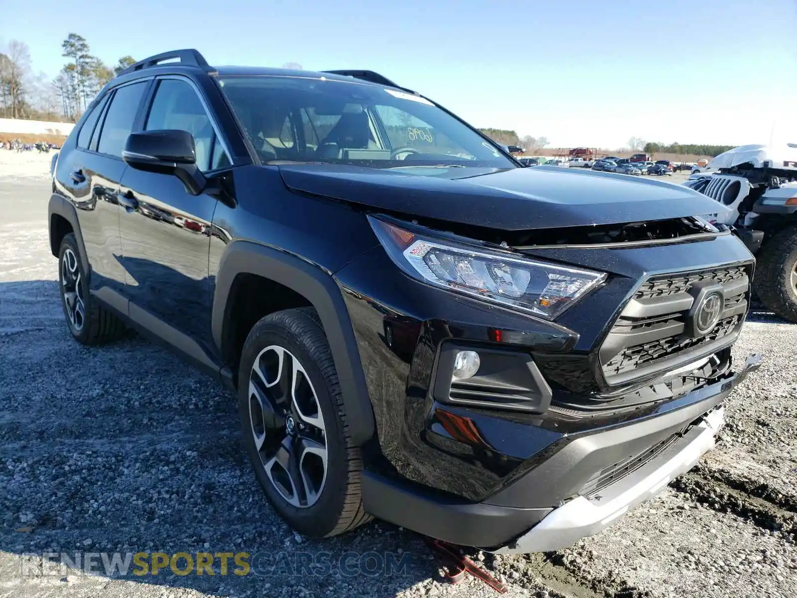 1 Photograph of a damaged car 2T3J1RFVXMW143371 TOYOTA RAV4 2021