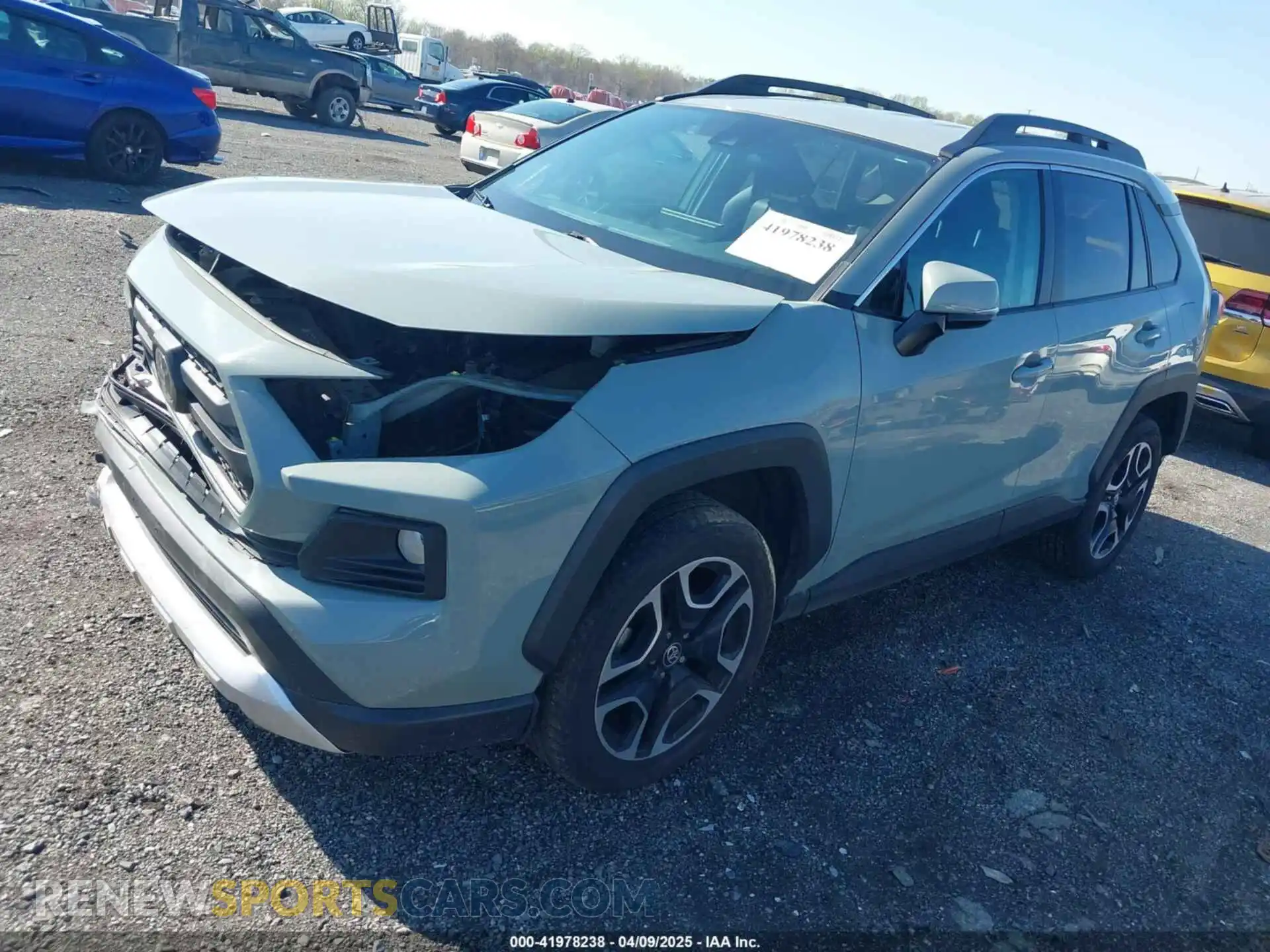 2 Photograph of a damaged car 2T3J1RFVXMW220661 TOYOTA RAV4 2021