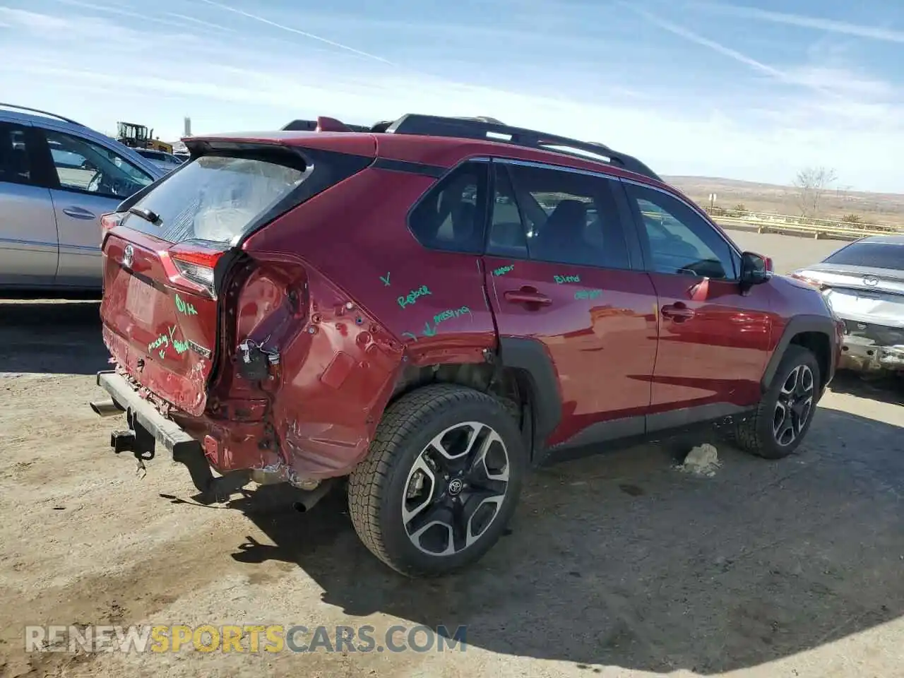 3 Photograph of a damaged car 2T3J1RFVXMW248007 TOYOTA RAV4 2021