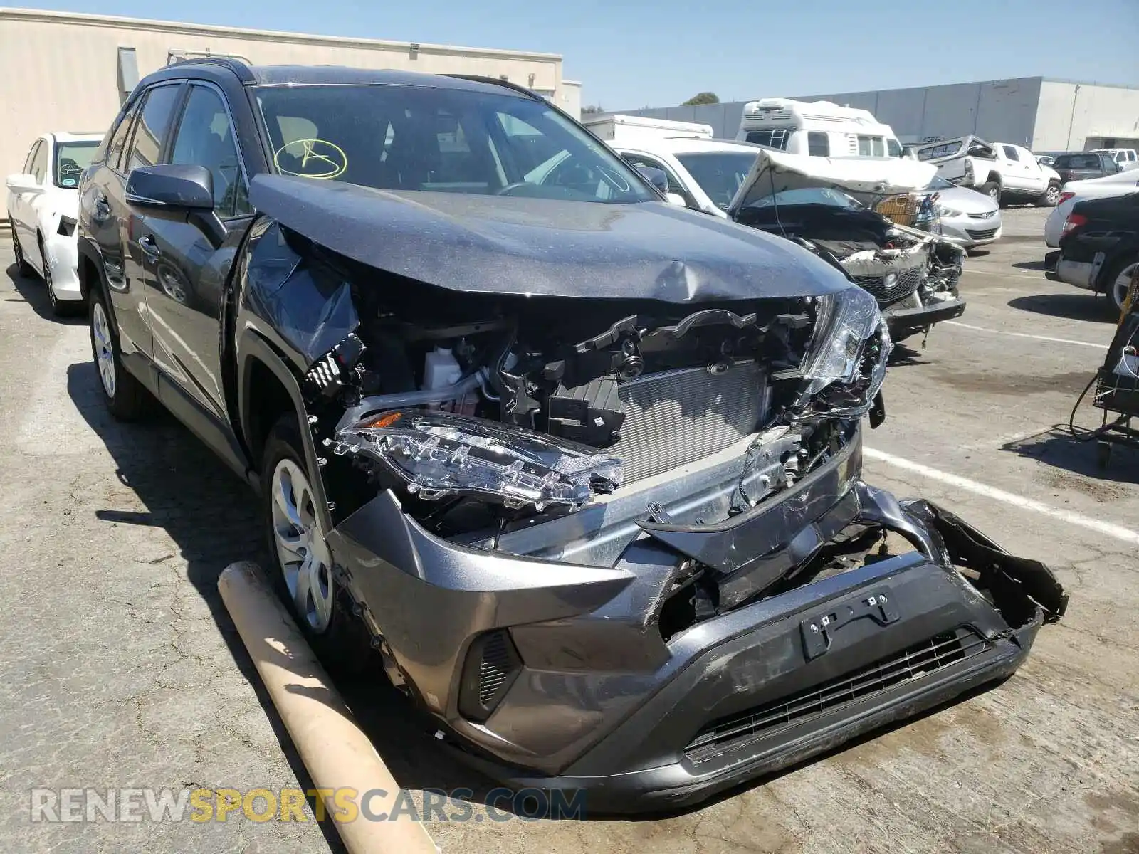 1 Photograph of a damaged car 2T3K1RFV0MC107856 TOYOTA RAV4 2021