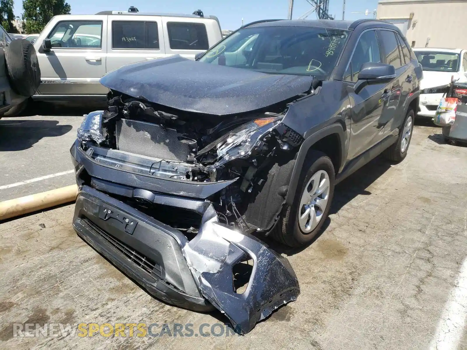 2 Photograph of a damaged car 2T3K1RFV0MC107856 TOYOTA RAV4 2021
