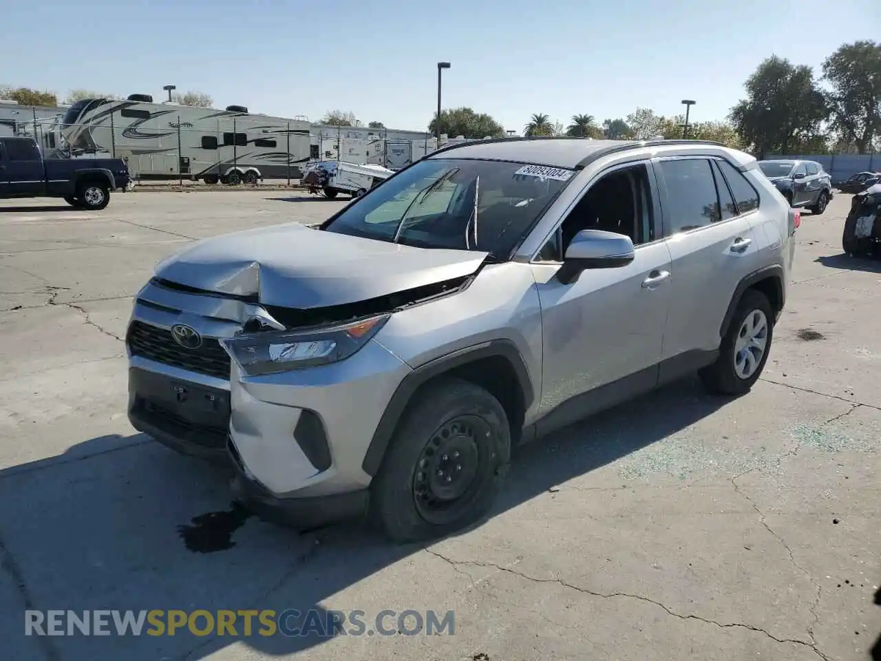 1 Photograph of a damaged car 2T3K1RFV0MC114788 TOYOTA RAV4 2021