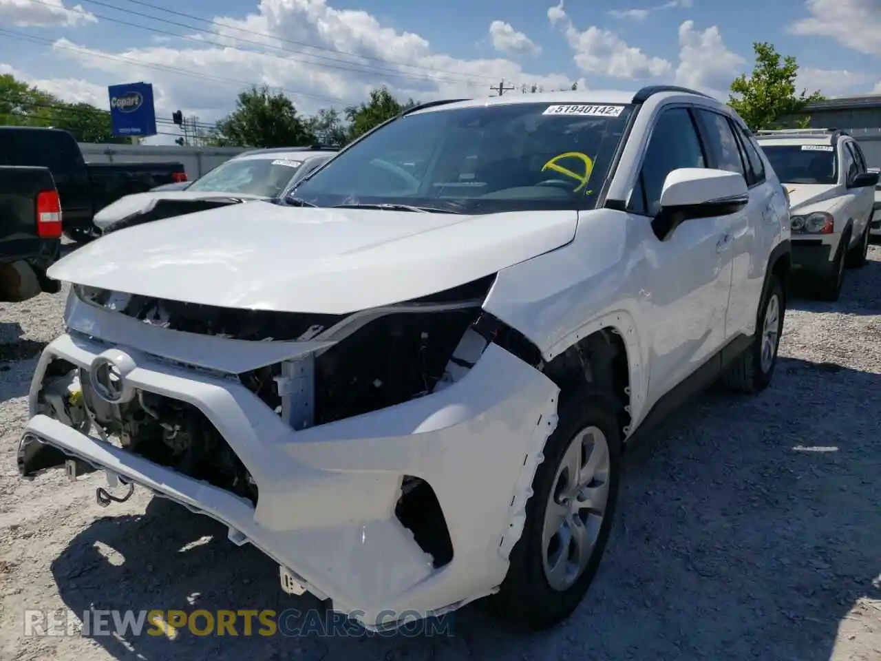 2 Photograph of a damaged car 2T3K1RFV0MW165495 TOYOTA RAV4 2021