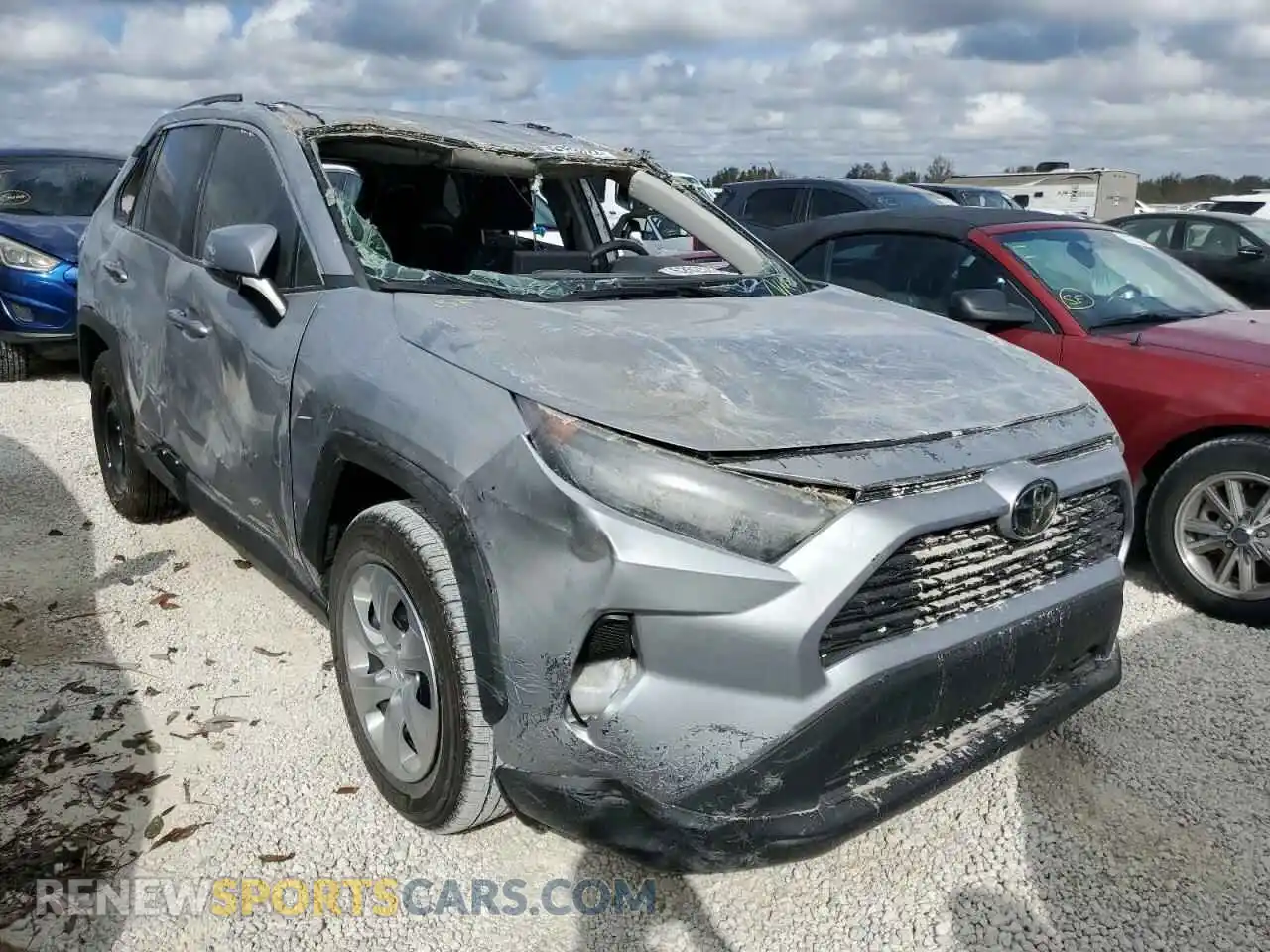 1 Photograph of a damaged car 2T3K1RFV1MC091537 TOYOTA RAV4 2021