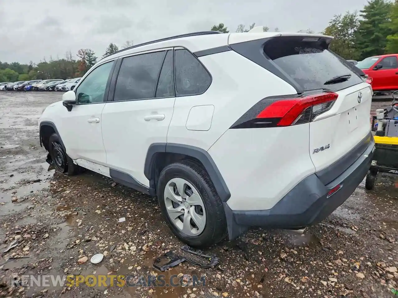 2 Photograph of a damaged car 2T3K1RFV2MC089182 TOYOTA RAV4 2021
