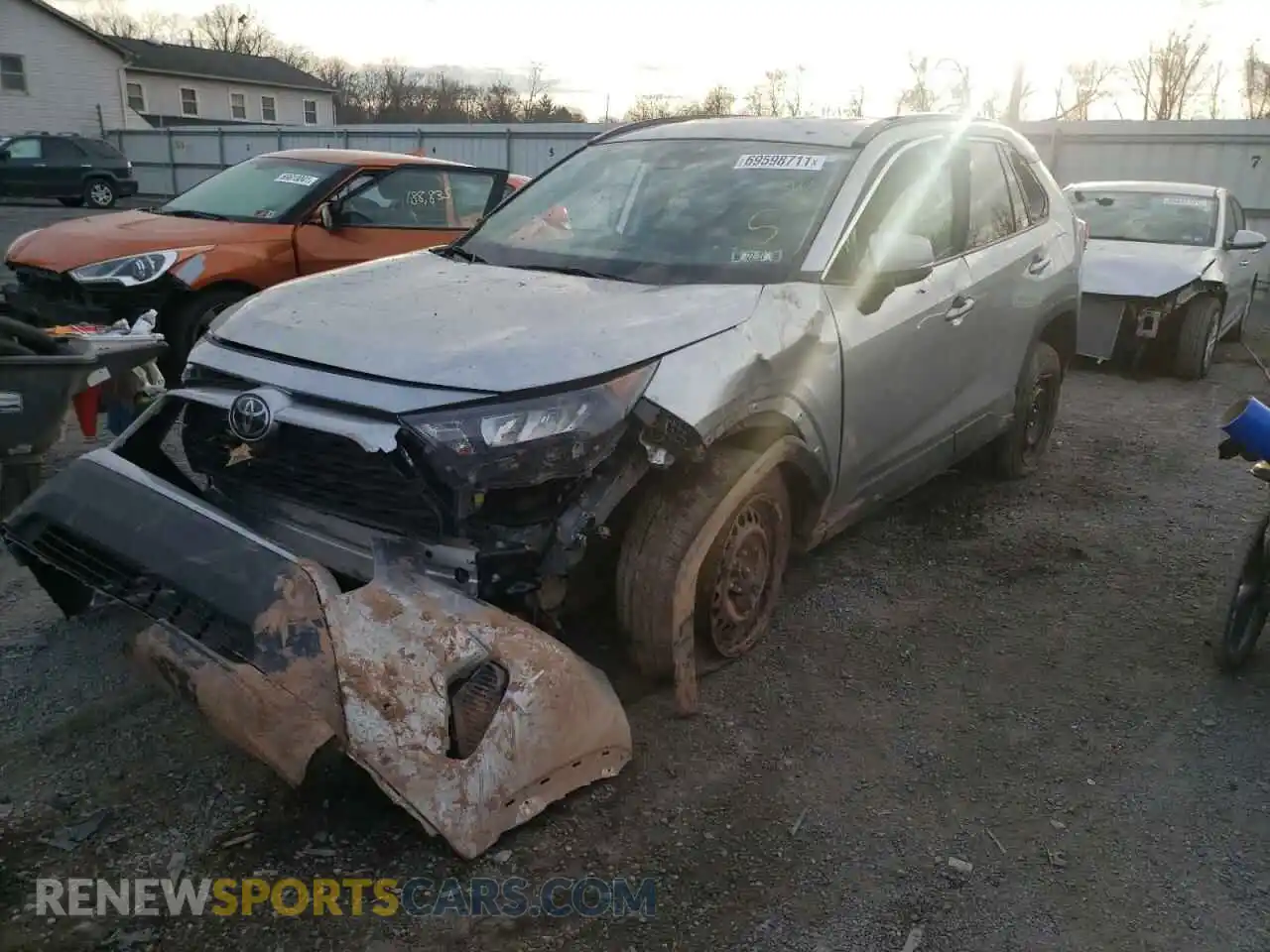 2 Photograph of a damaged car 2T3K1RFV3MC089286 TOYOTA RAV4 2021