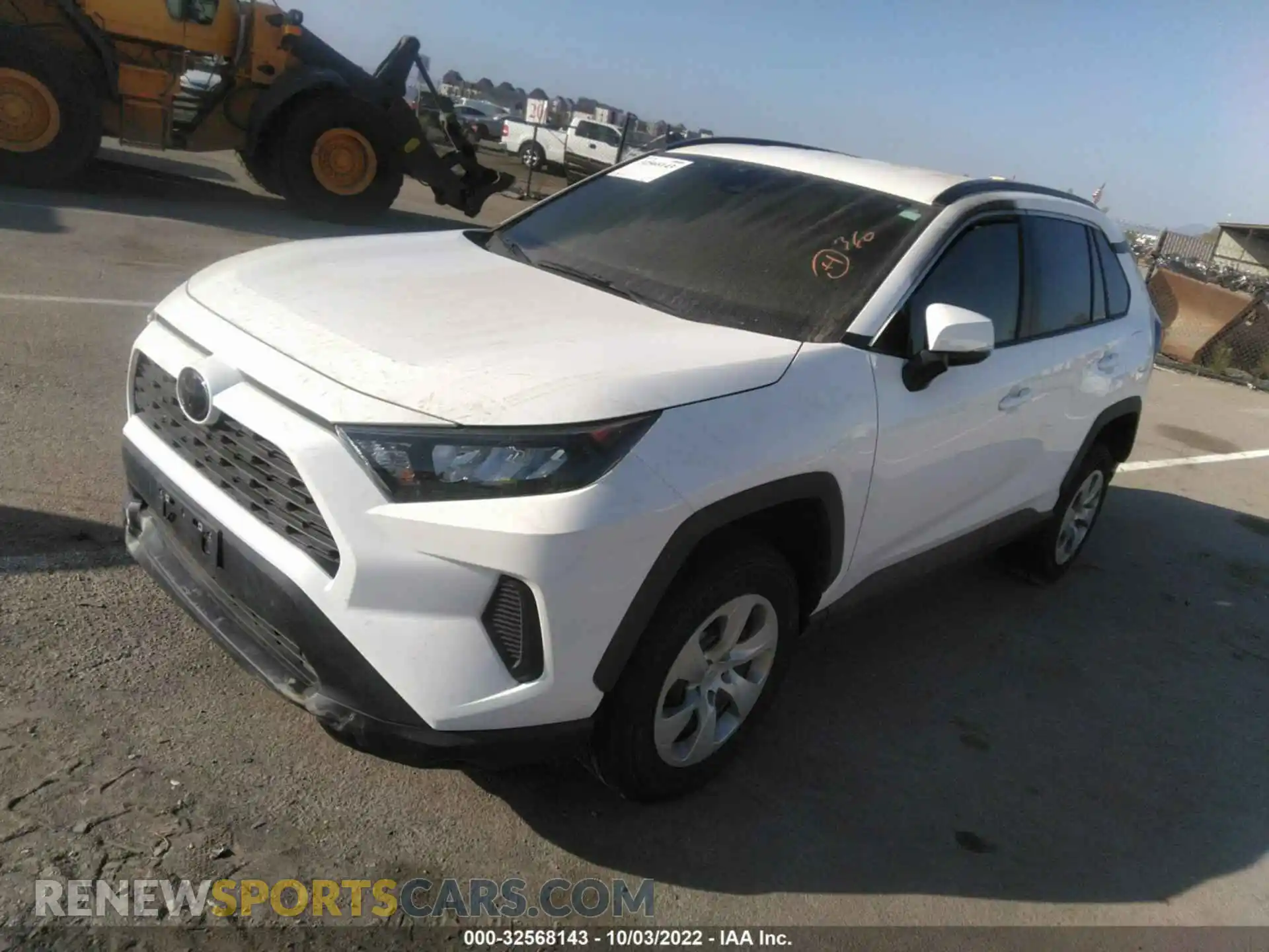 2 Photograph of a damaged car 2T3K1RFV4MC092116 TOYOTA RAV4 2021