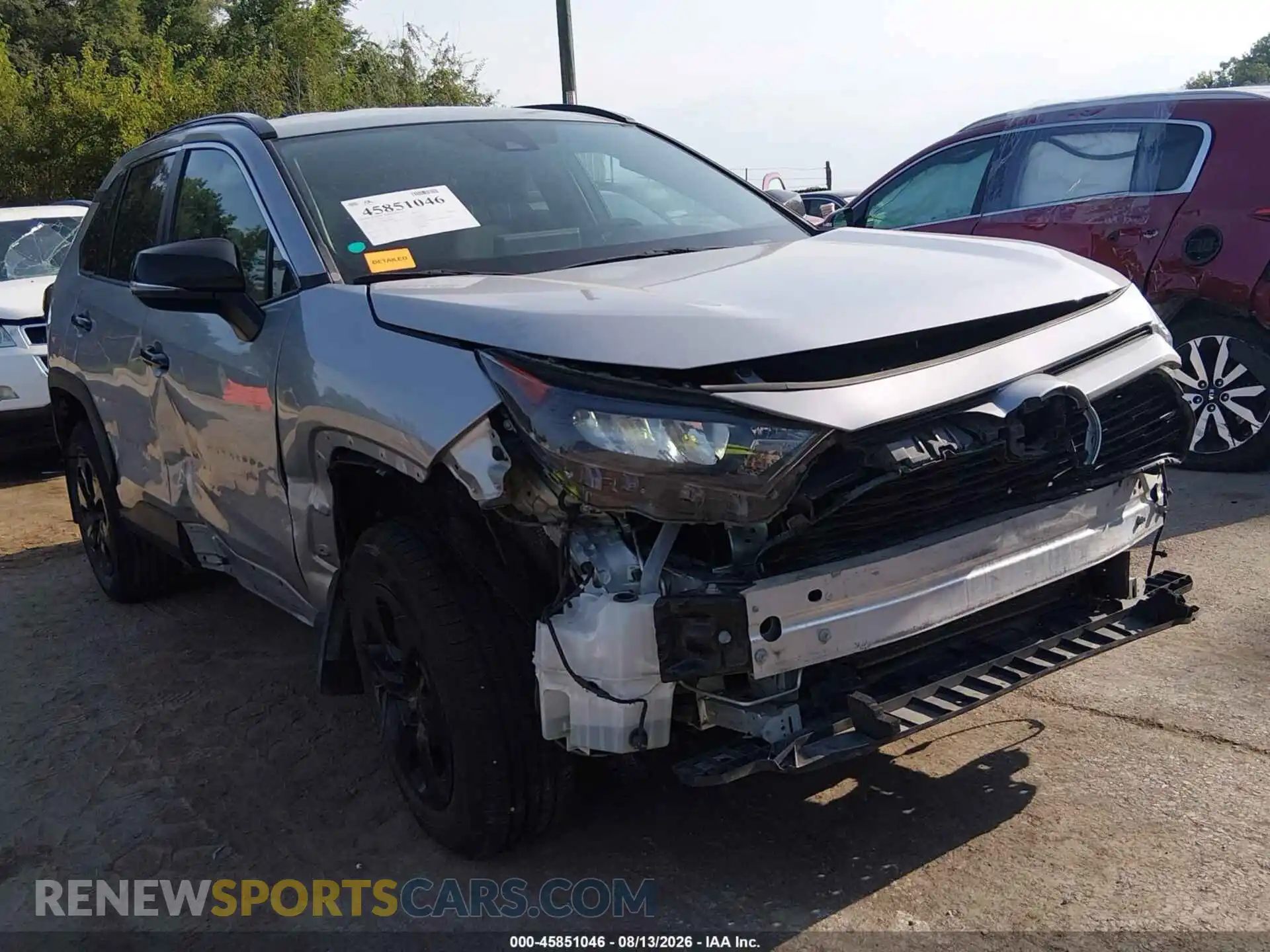 1 fotografías del automóvil dañado 2T3K1RFV4MW140809 TOYOTA RAV4 2021