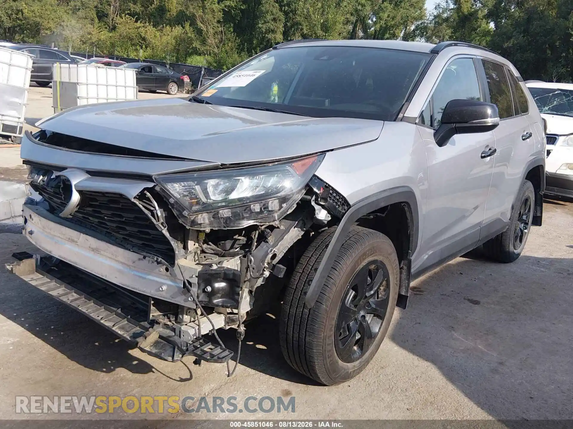2 fotografías del automóvil dañado 2T3K1RFV4MW140809 TOYOTA RAV4 2021