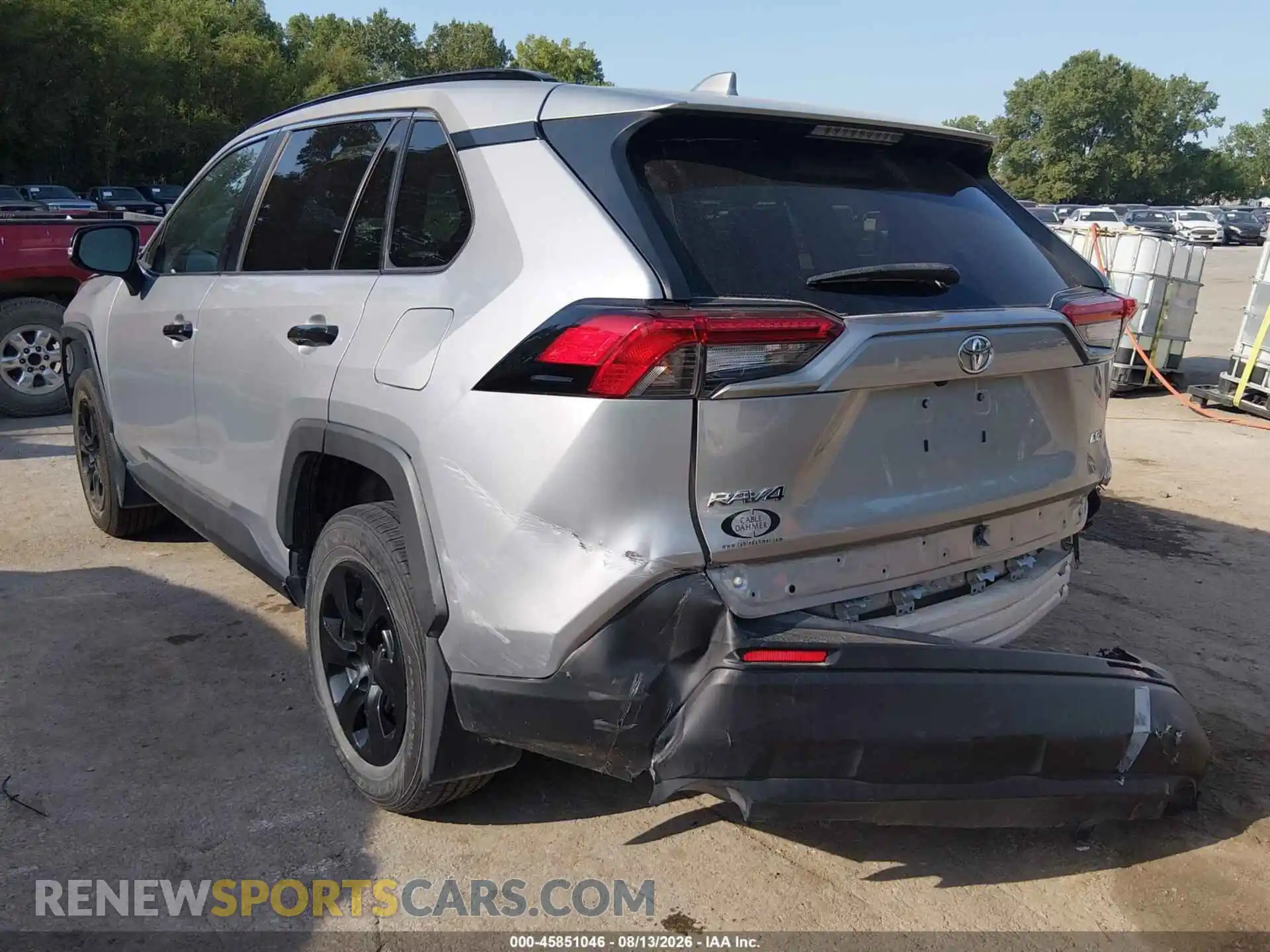 3 fotografías del automóvil dañado 2T3K1RFV4MW140809 TOYOTA RAV4 2021