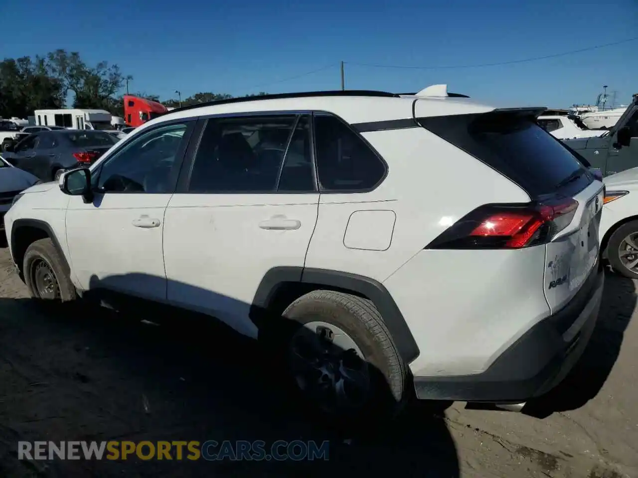 2 fotografías del automóvil dañado 2T3K1RFV4MW184096 TOYOTA RAV4 2021