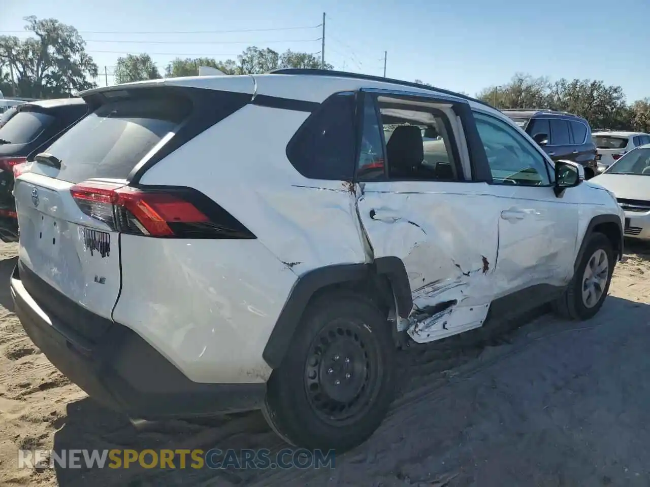 3 fotografías del automóvil dañado 2T3K1RFV4MW184096 TOYOTA RAV4 2021